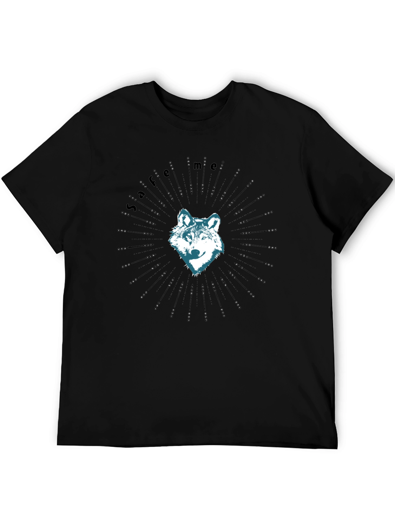 Wolf Graphic Tee - Save Me Design Soft Cotton