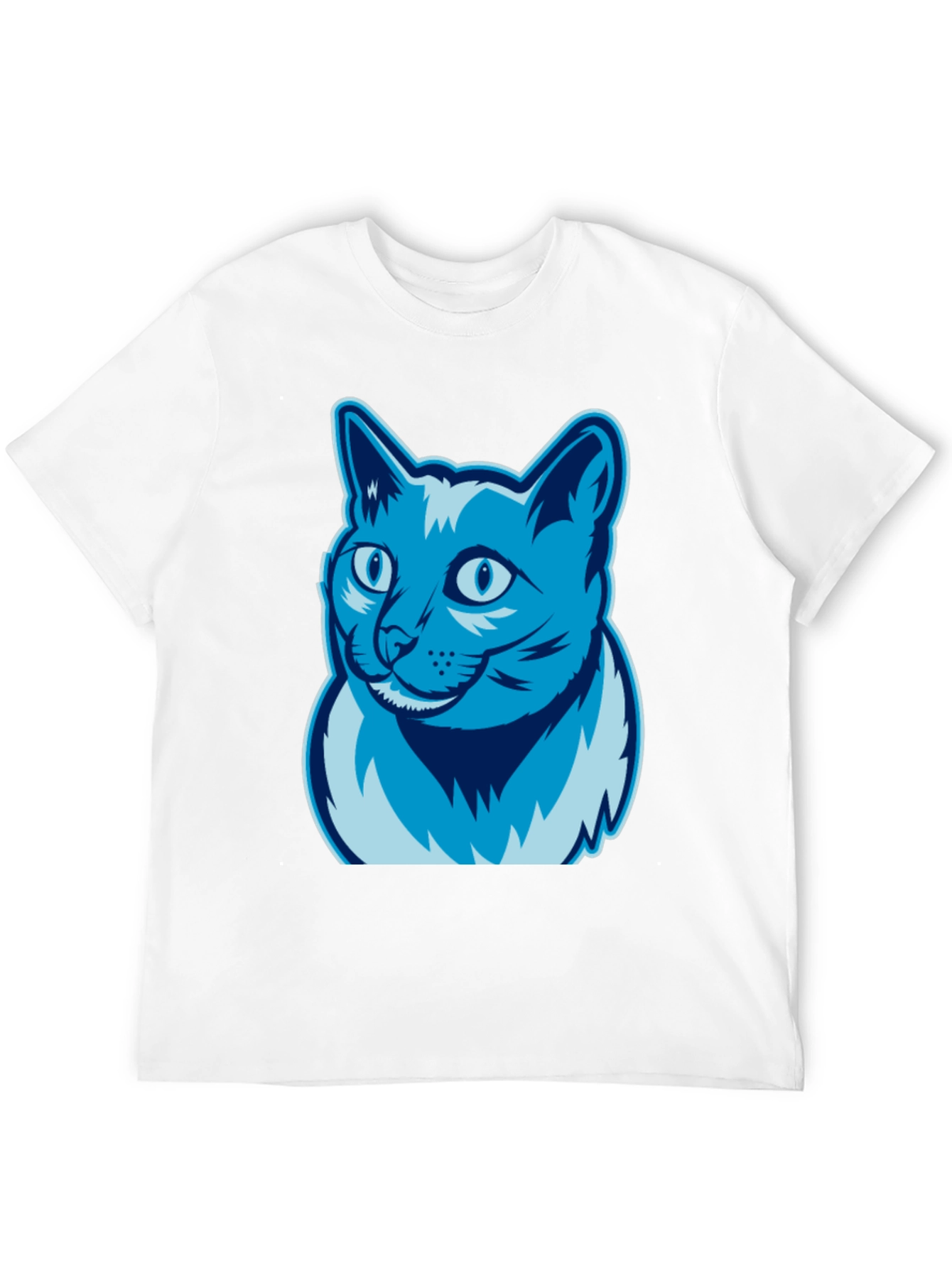 Cool Cat Graphic Tee - Casual Black T-Shirt