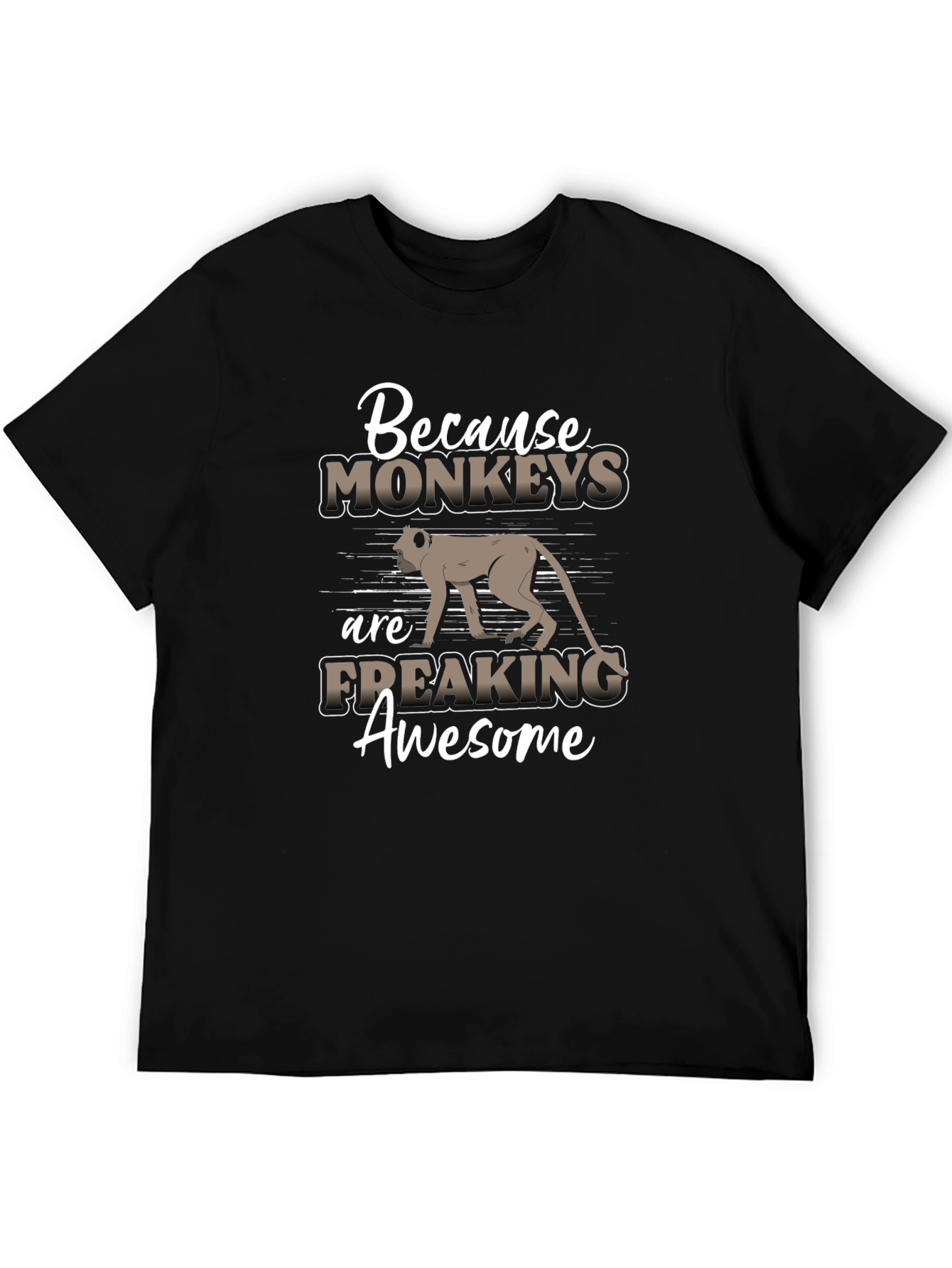 Monkey Lover T-Shirt - Because Monkeys Are Freaking Awesome
