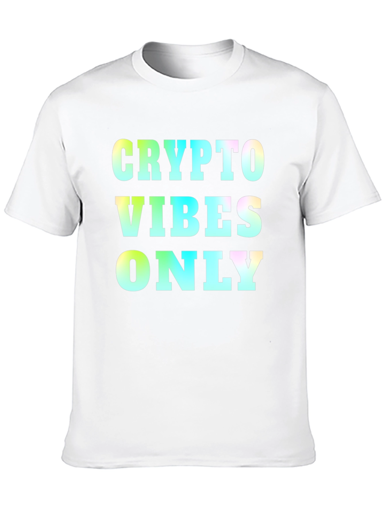Crypto Vibes Only Graphic Tee - Black