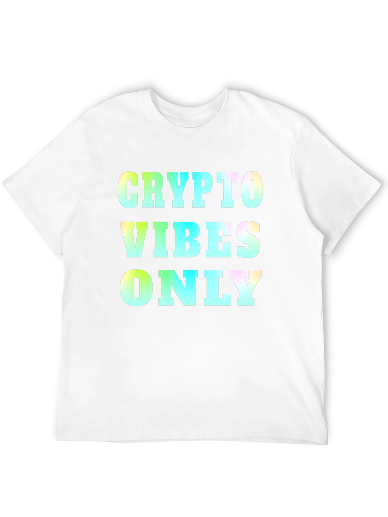 Crypto Vibes Only Graphic Tee - Black