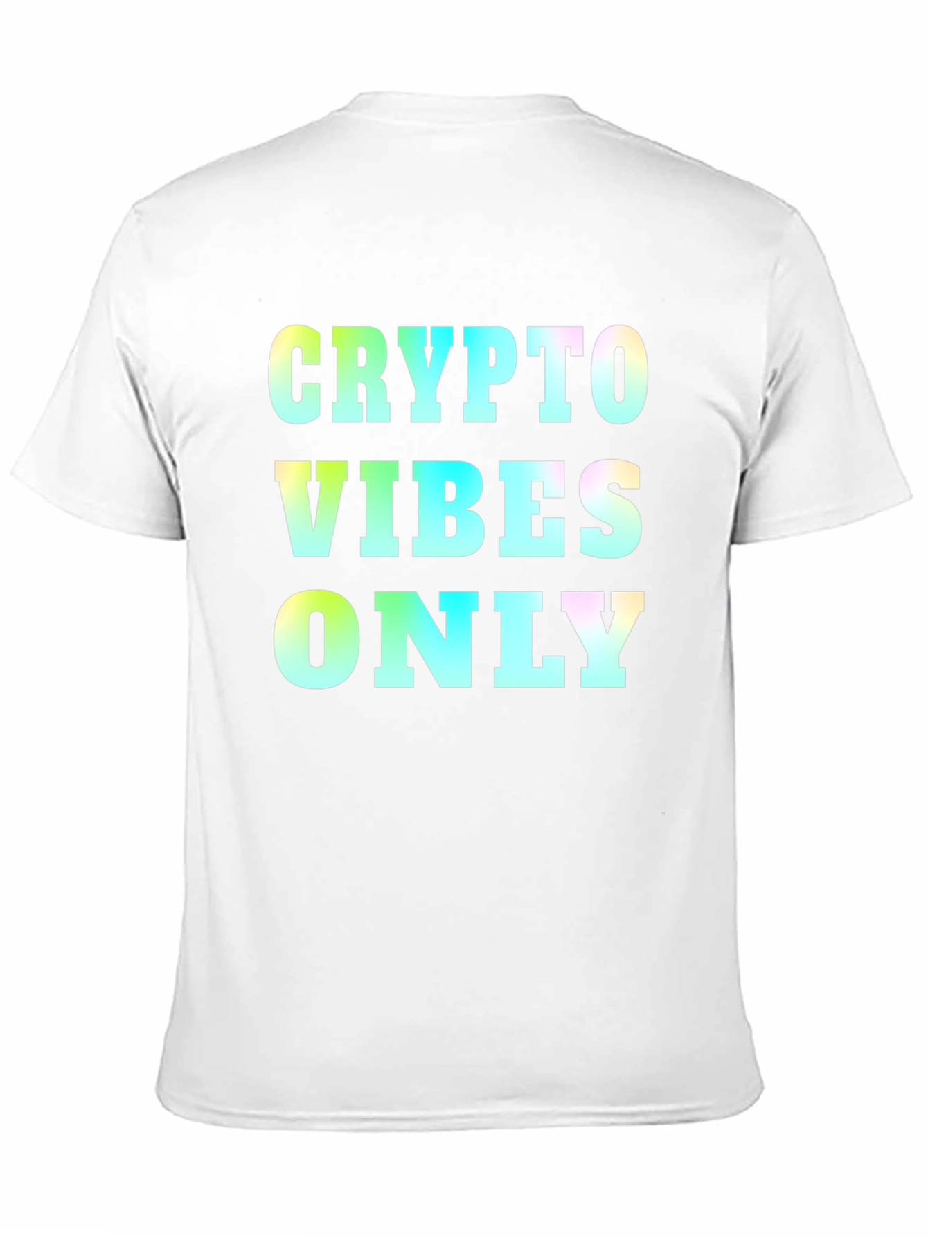 Crypto Vibes Only Graphic Tee - Black