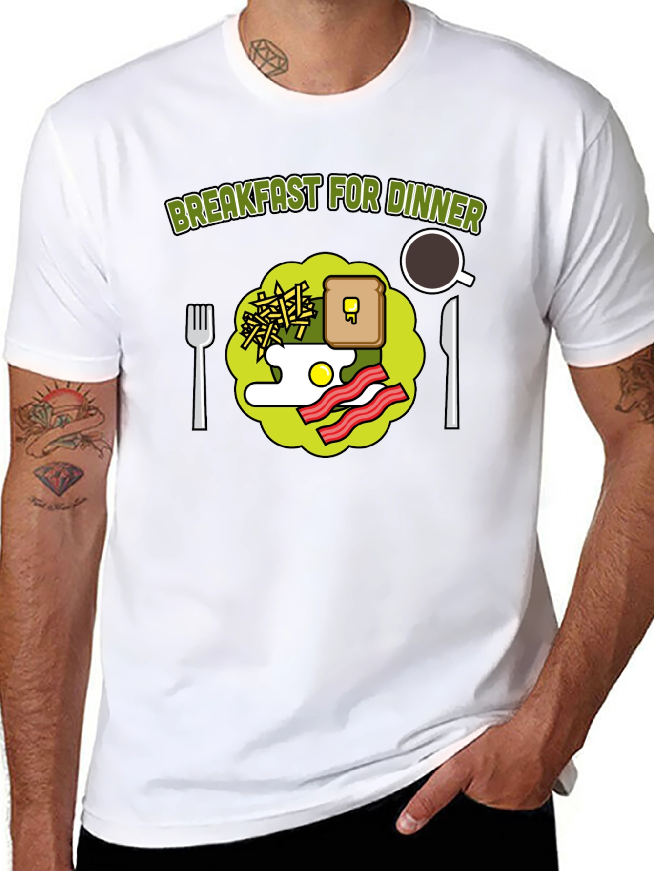 Breakfast for Dinner Graphic Tee