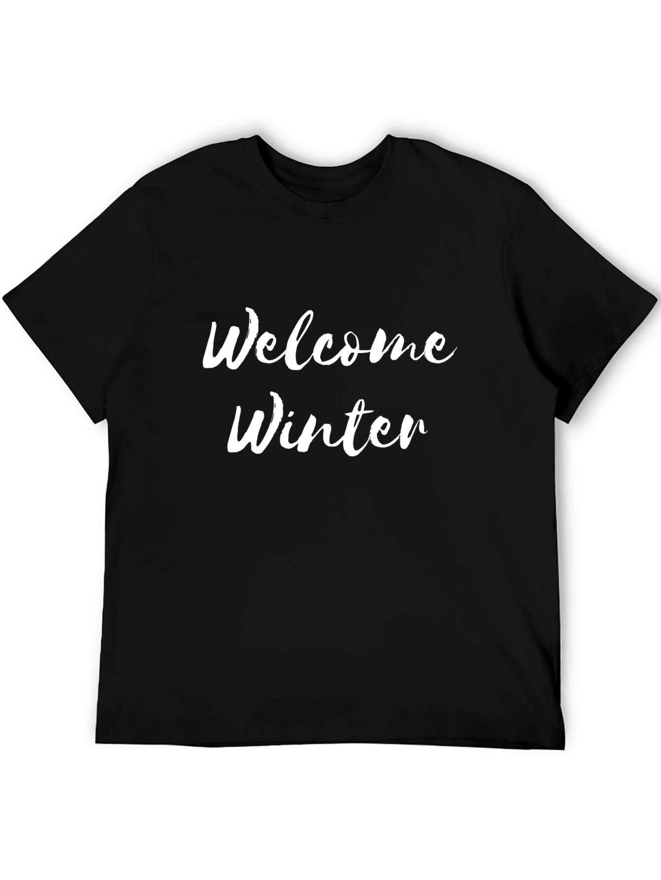 Welcome Winter Black T-Shirt