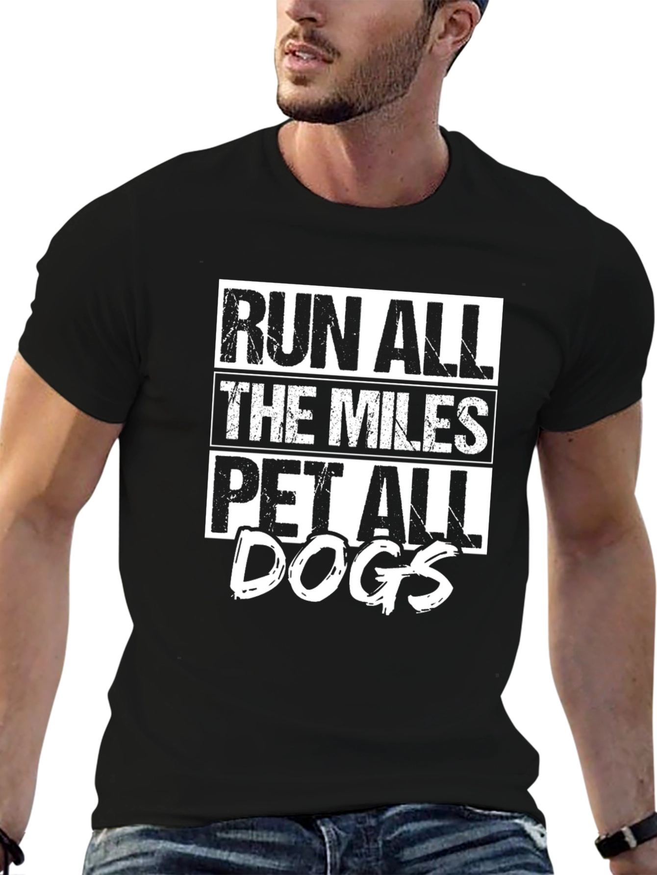 Run All The Miles Pet All The Dogs T-Shirt
