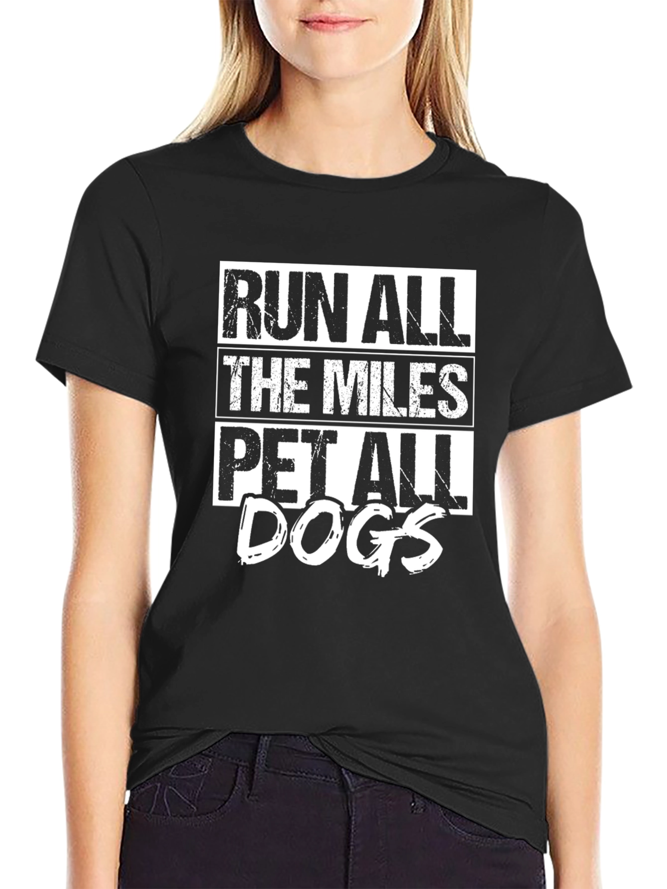 Run All The Miles Pet All The Dogs T-Shirt