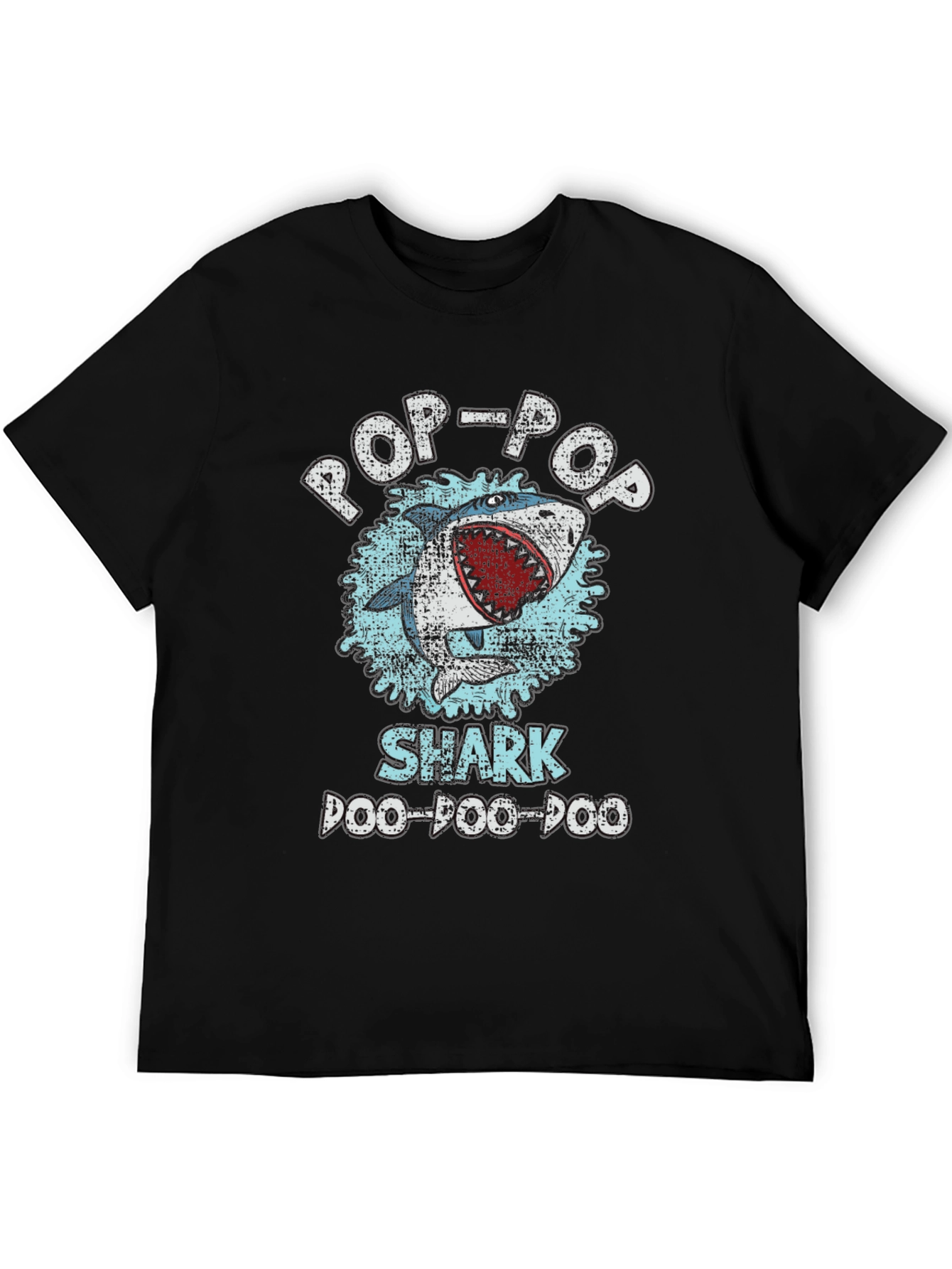 Pop-Pop Shark Doo-Doo-Doo Graphic T-Shirt