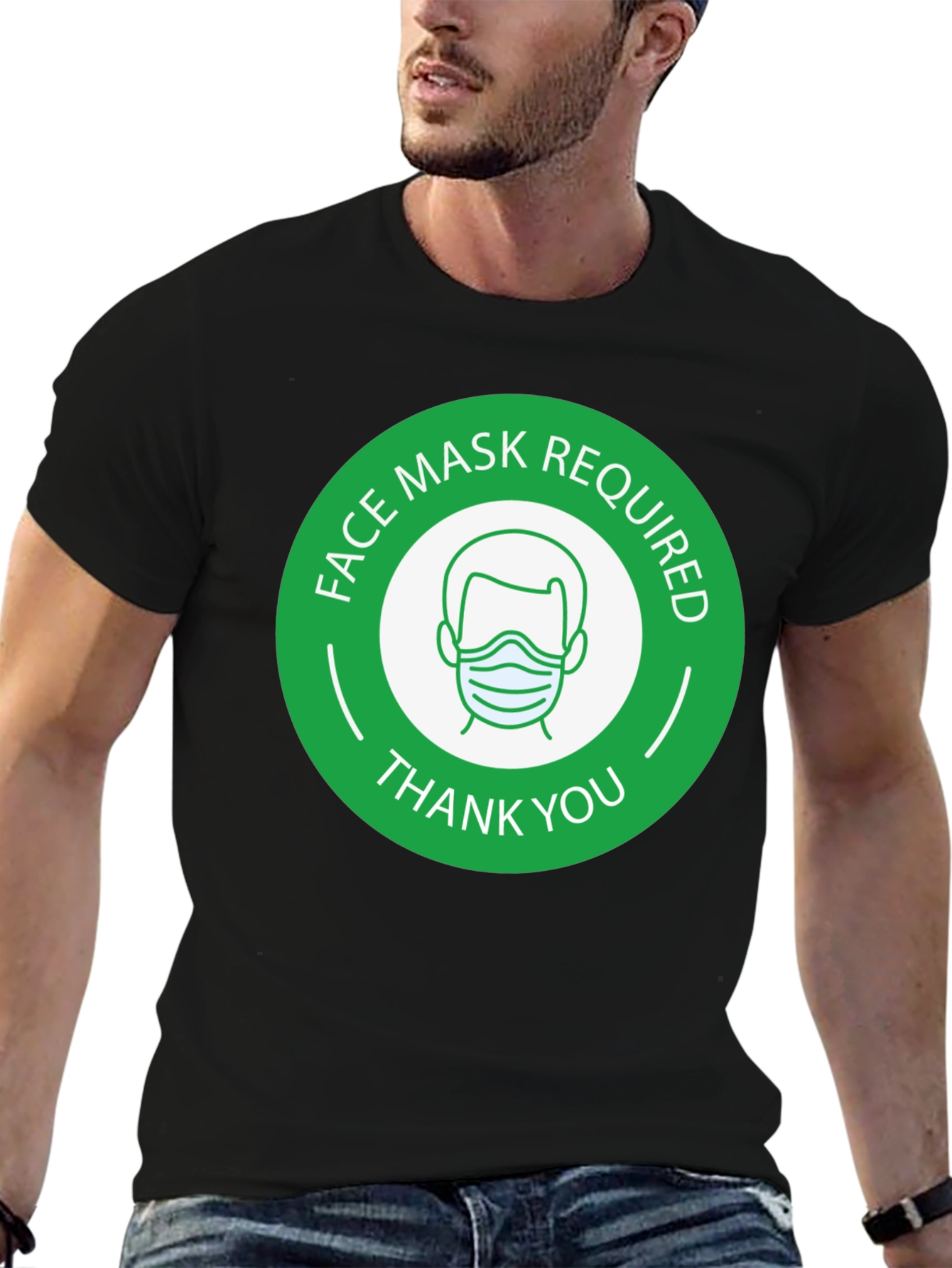 Face Mask Required Graphic Tee