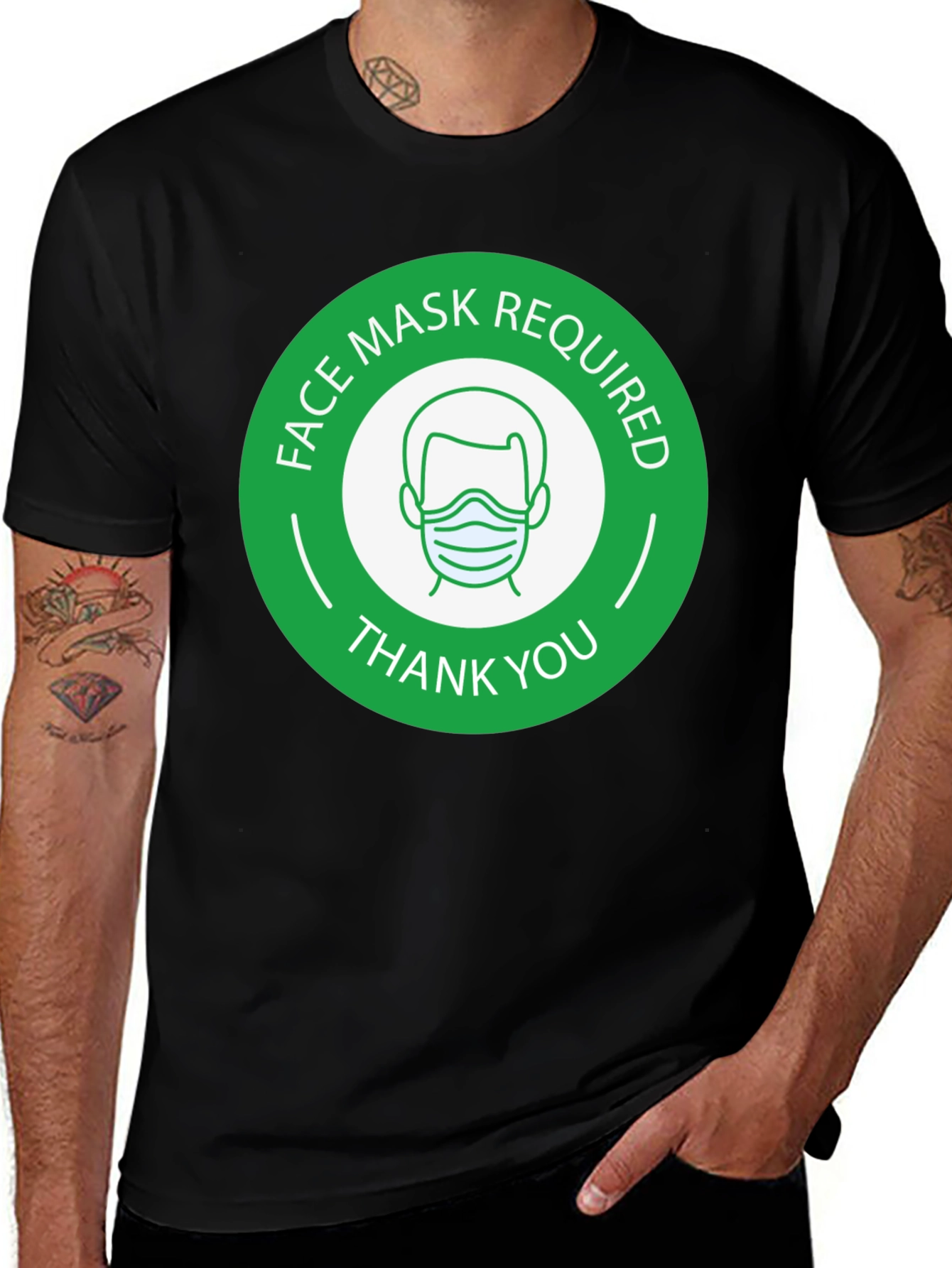 Face Mask Required Graphic Tee
