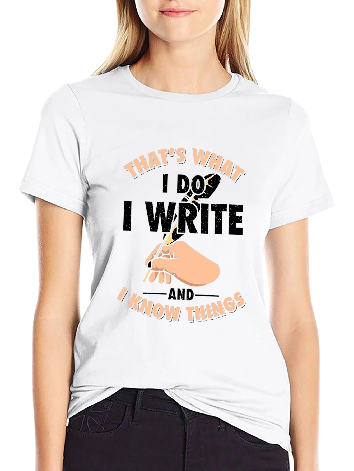 I Write & Know Things Graphic Tee