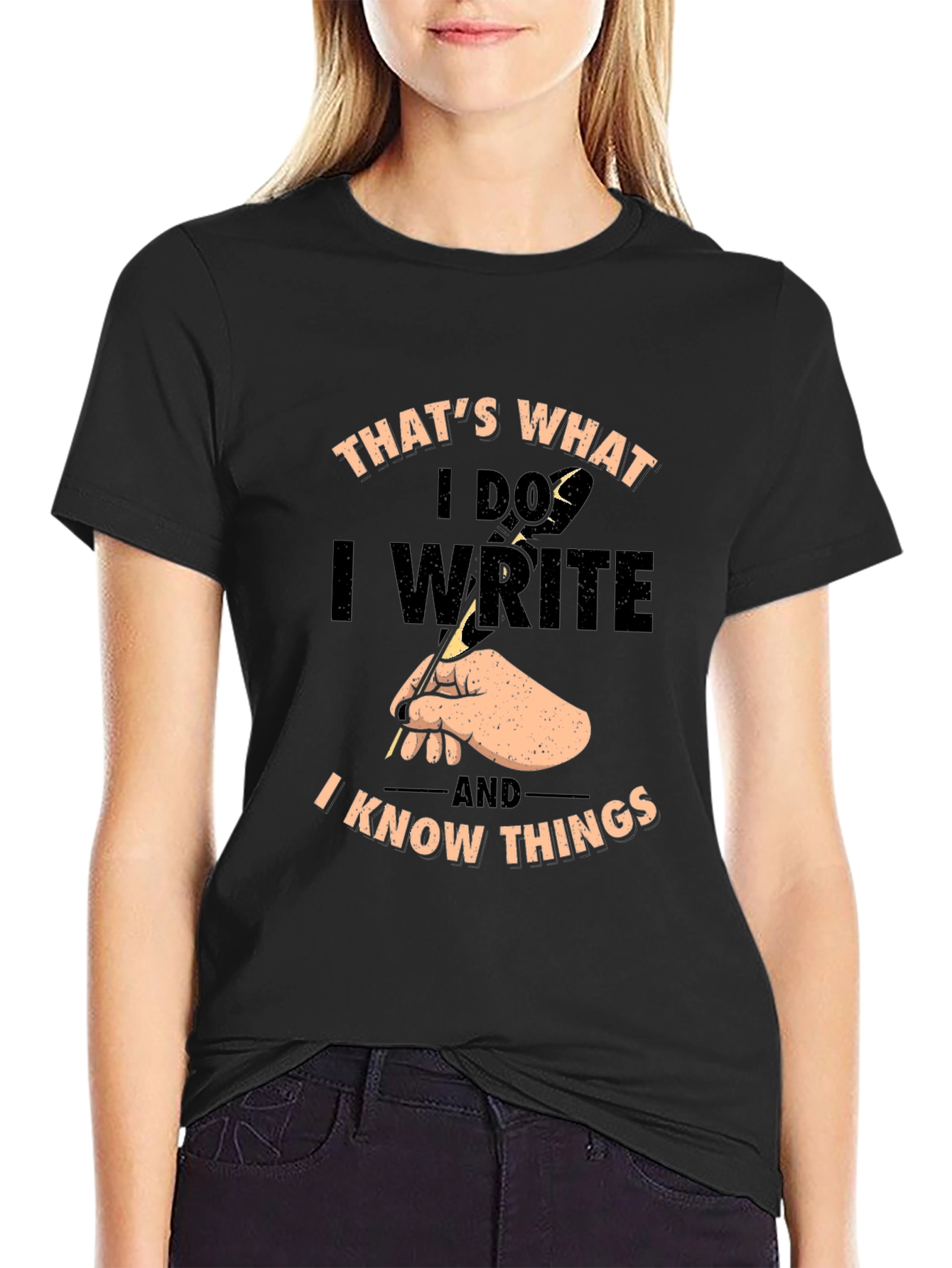 I Write & Know Things Graphic Tee