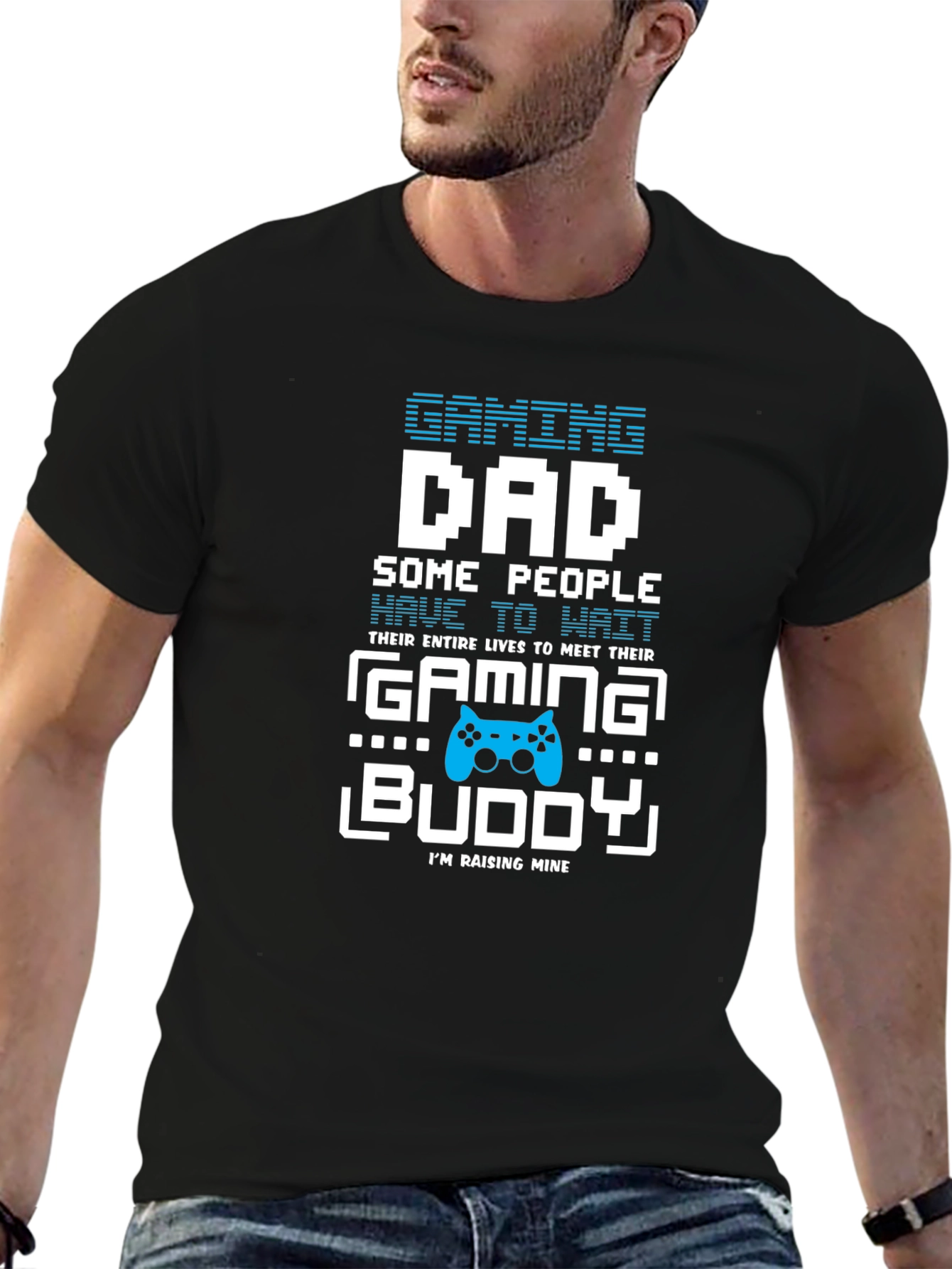 Gaming Dad Buddy T-Shirt - Fathers Day Gift