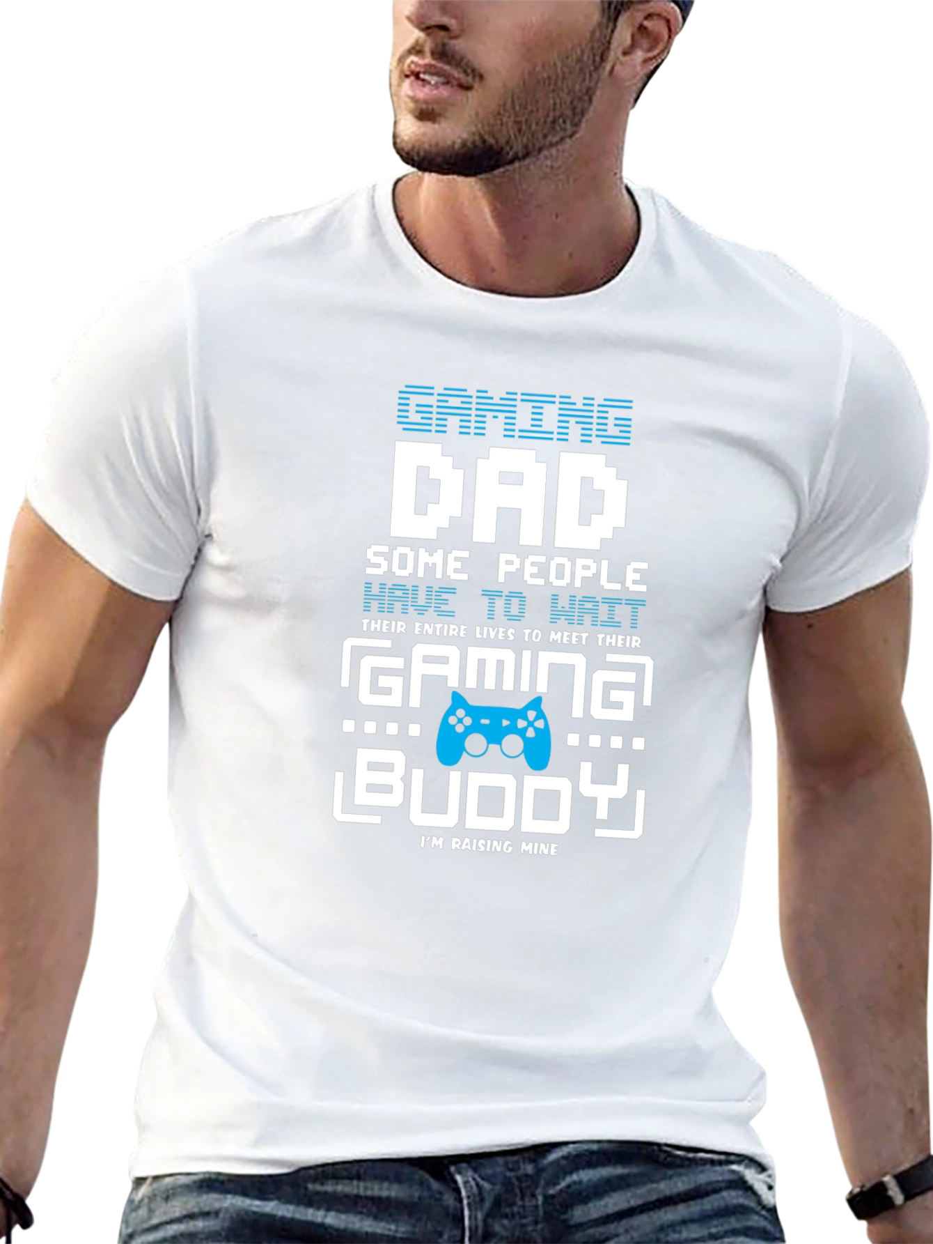 Gaming Dad Buddy T-Shirt - Fathers Day Gift