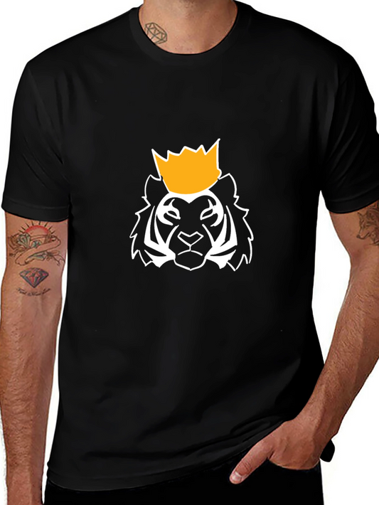 King Tiger Graphic T-Shirt - Modern Crew Neck