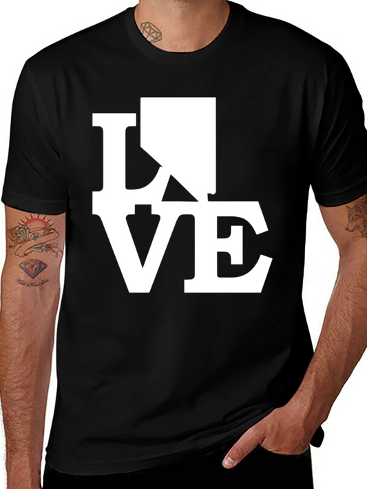 Nevada LOVE State Pride T-Shirt - Black