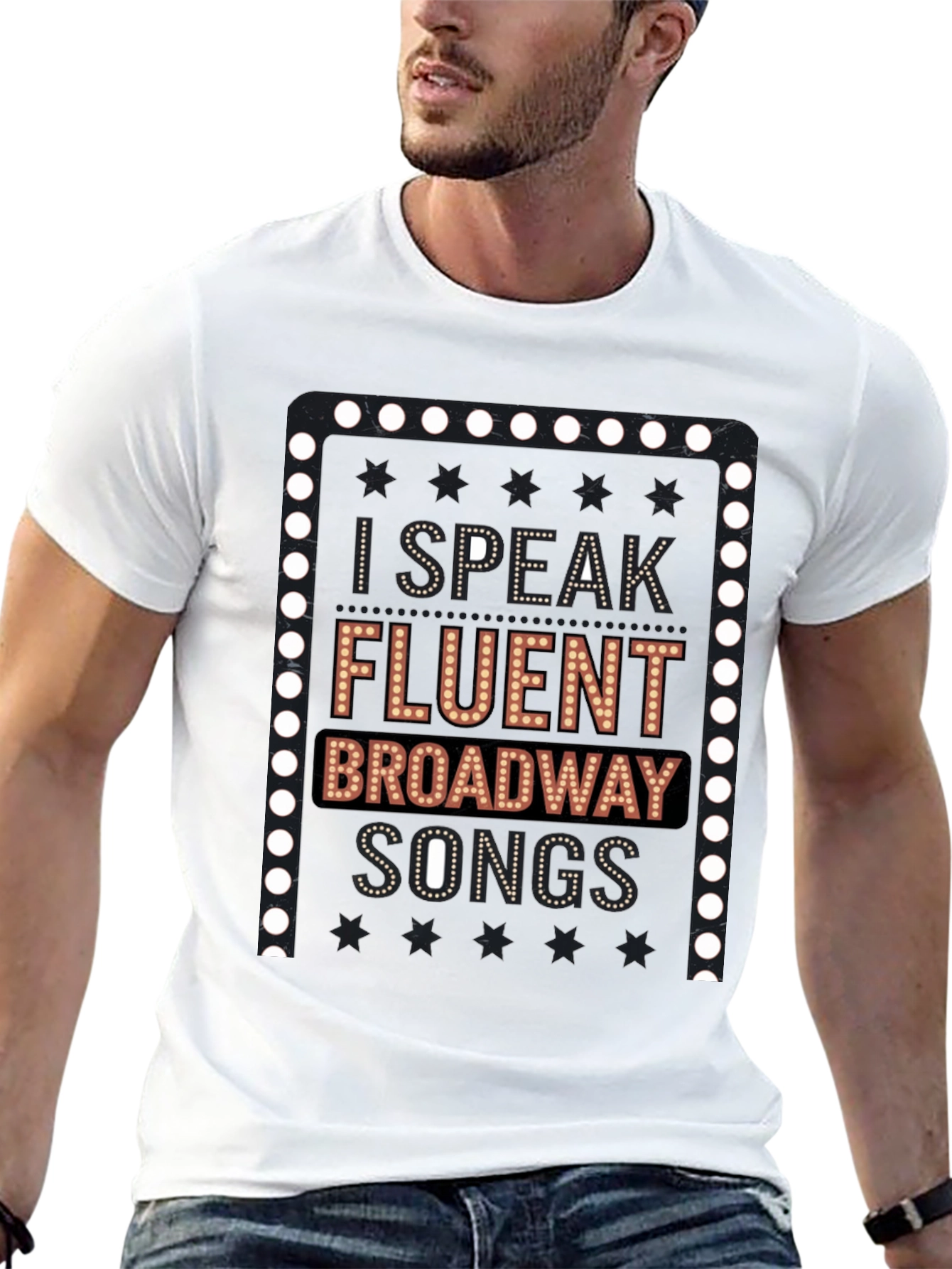 Broadway Lover T-Shirt - I Speak Fluent Broadway Songs
