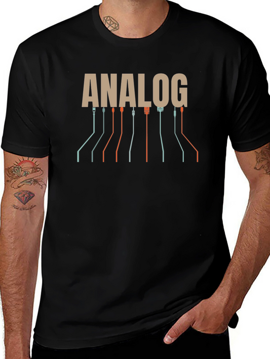 Retro Analog Circuit T-Shirt - Unique Geek Tee