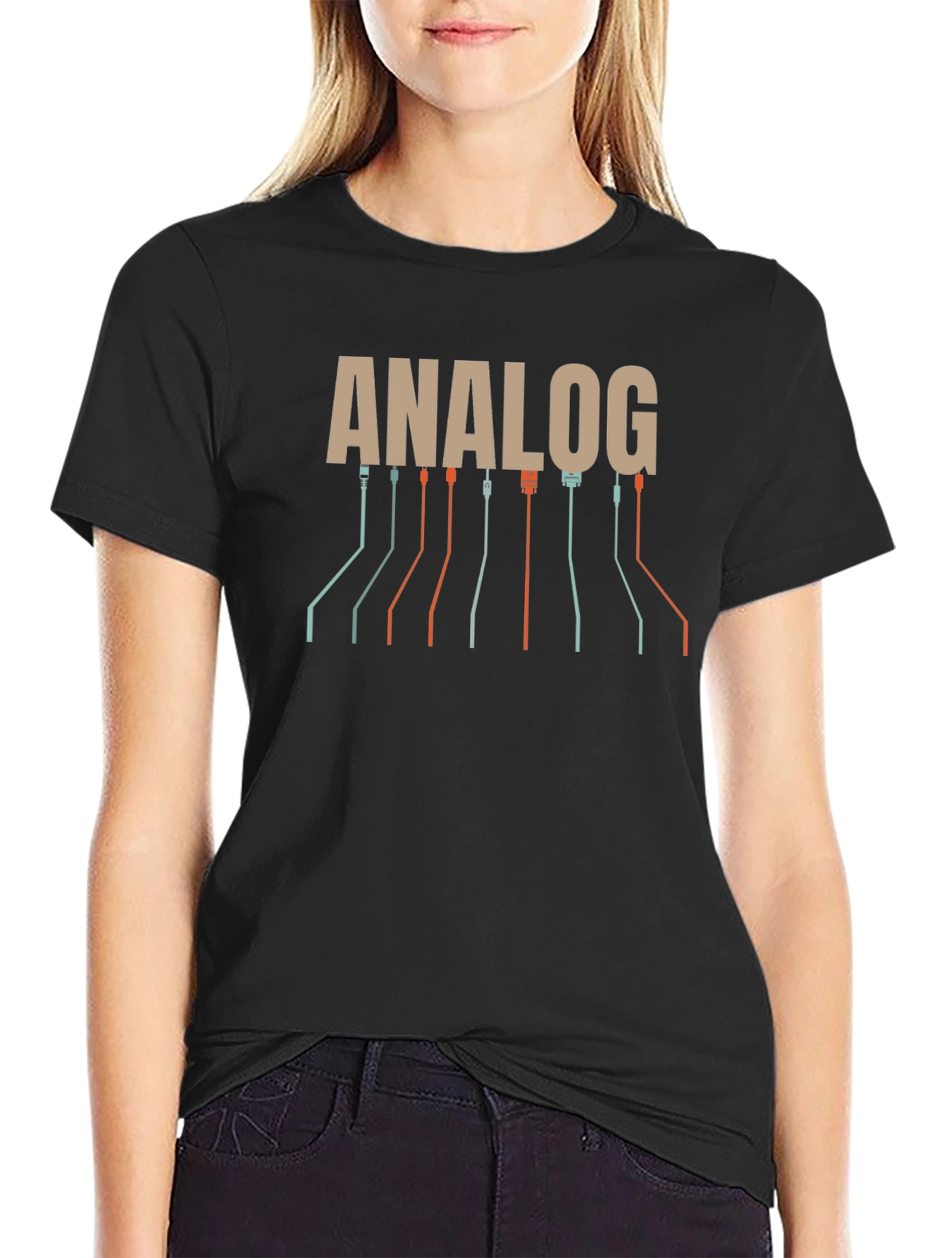Retro Analog Circuit T-Shirt - Unique Geek Tee