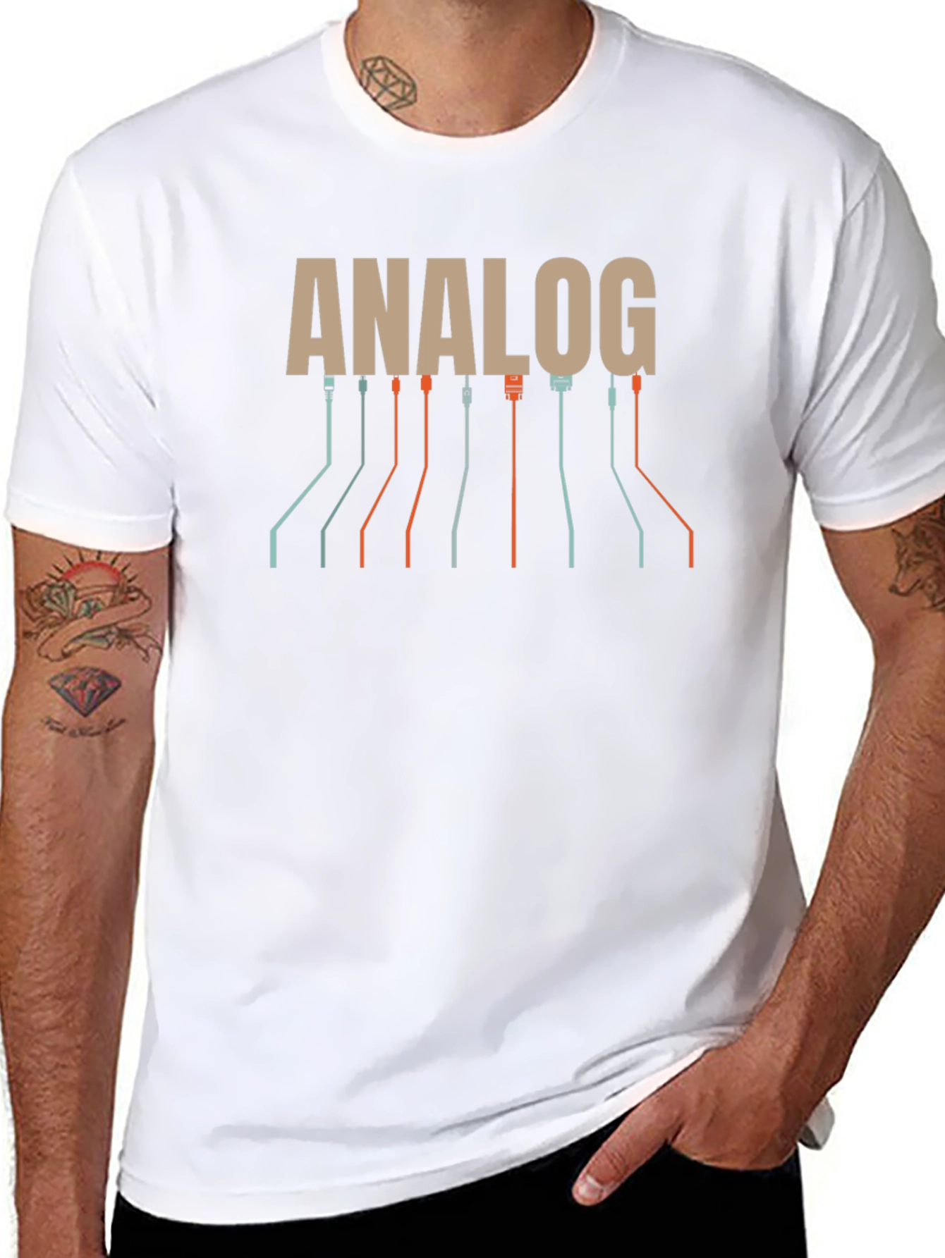 Retro Analog Circuit T-Shirt - Unique Geek Tee