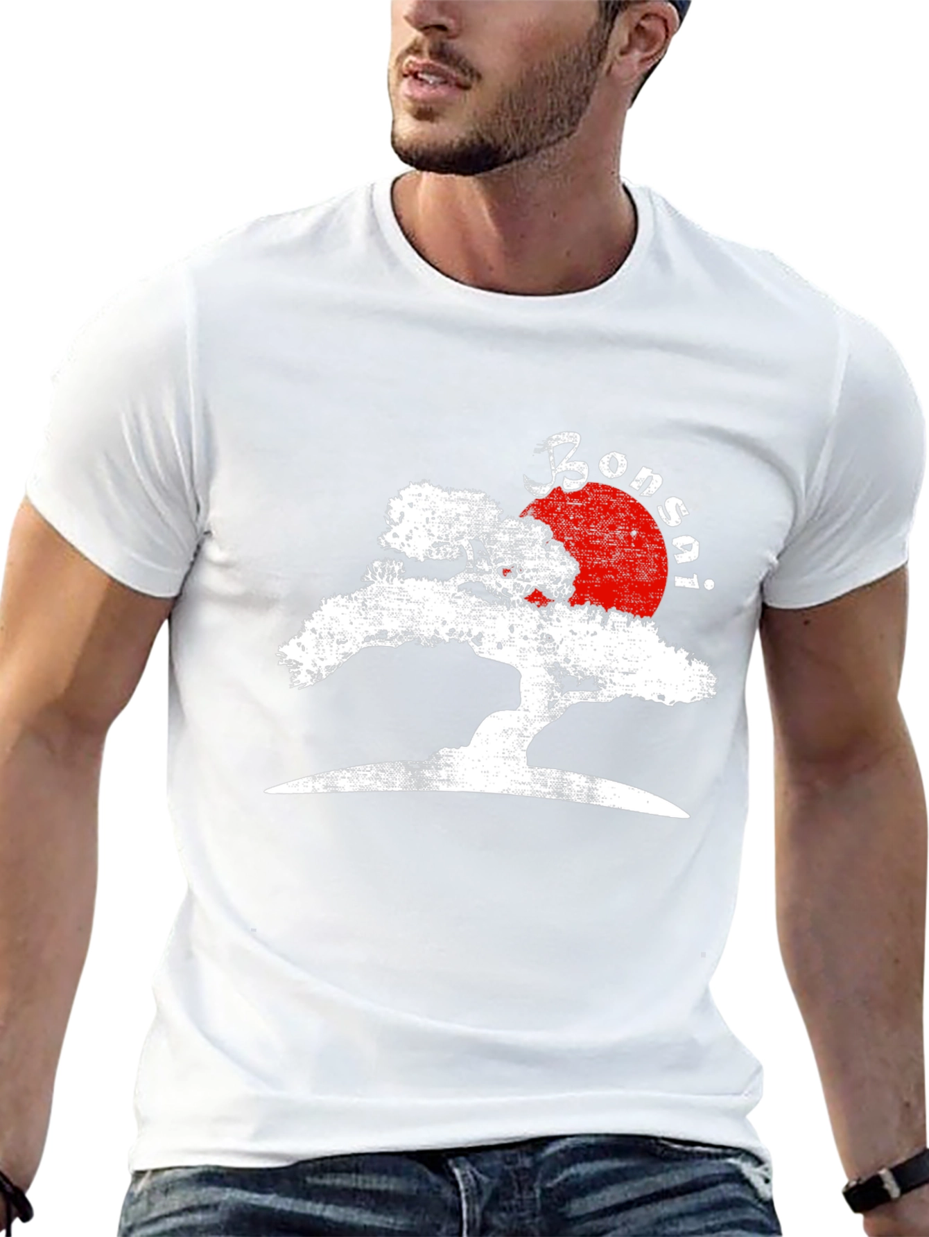 Bonsai Tree Black T-Shirt