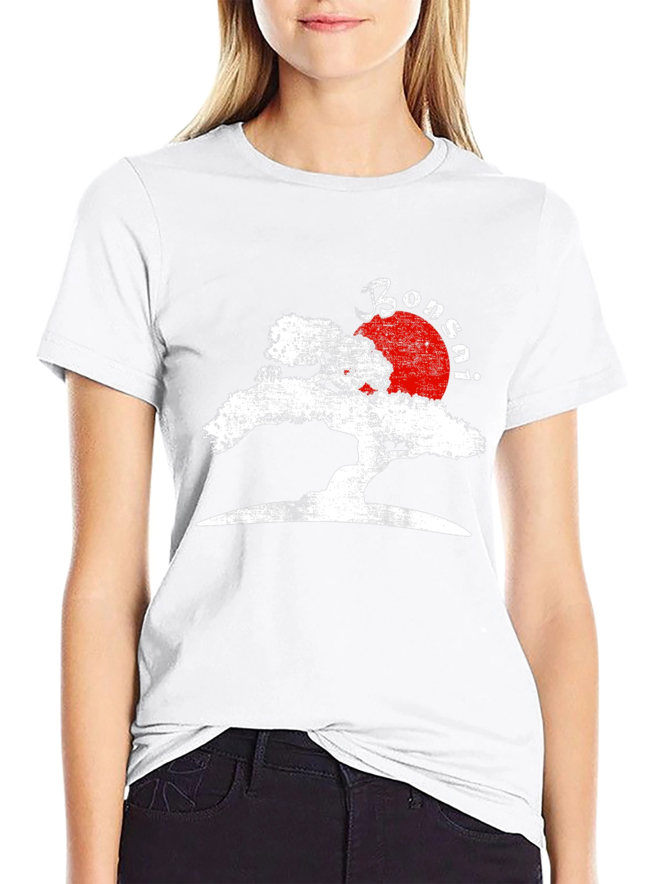 Bonsai Tree Black T-Shirt