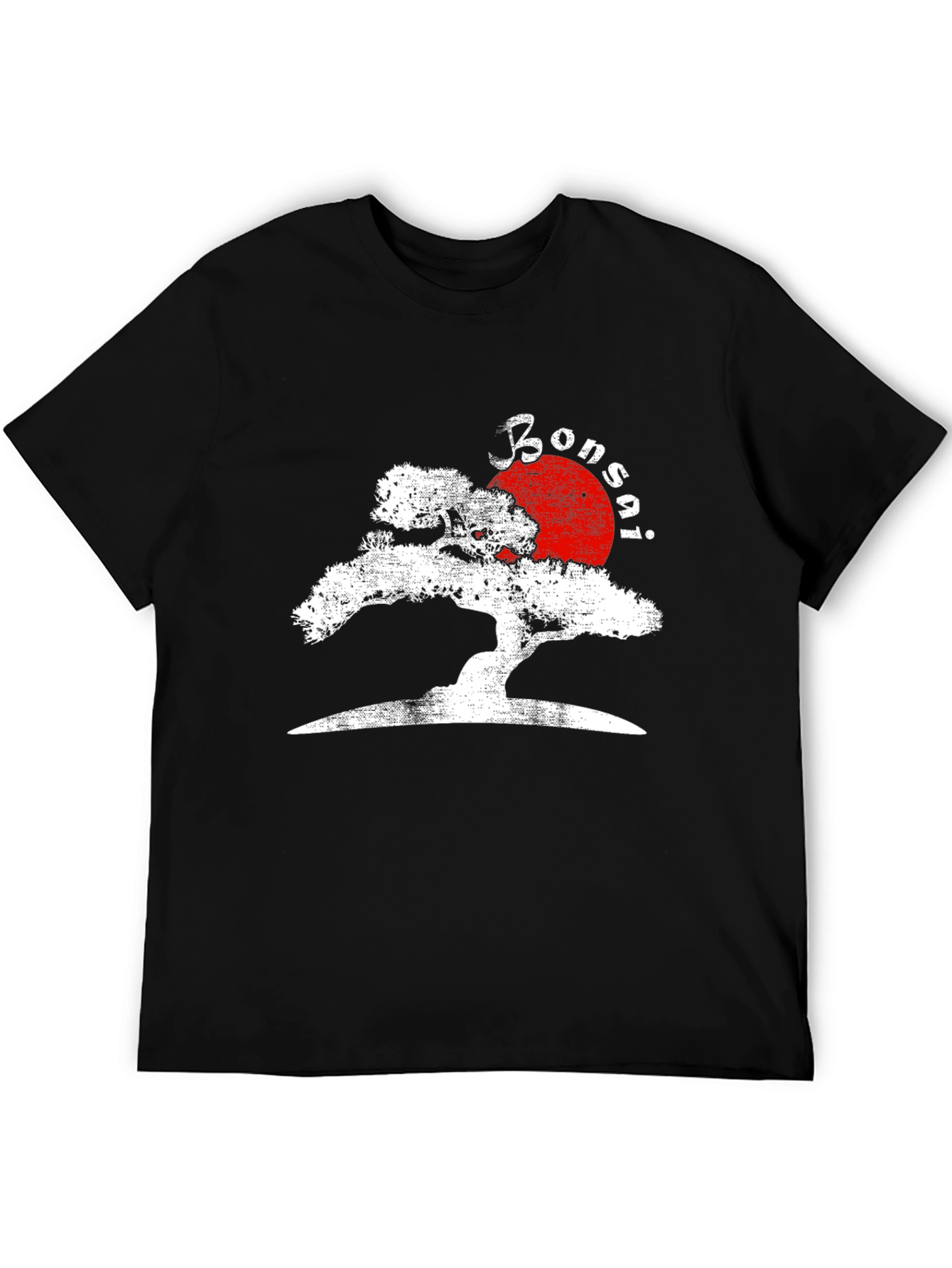 Bonsai Tree Black T-Shirt