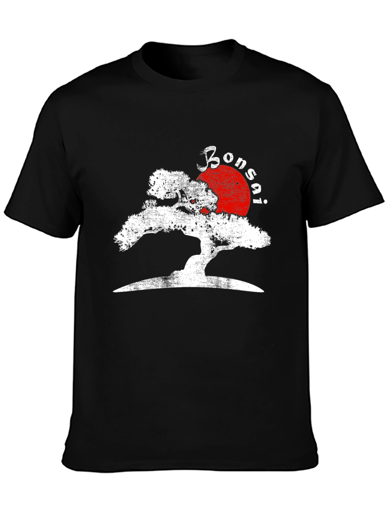 Bonsai Tree Black T-Shirt