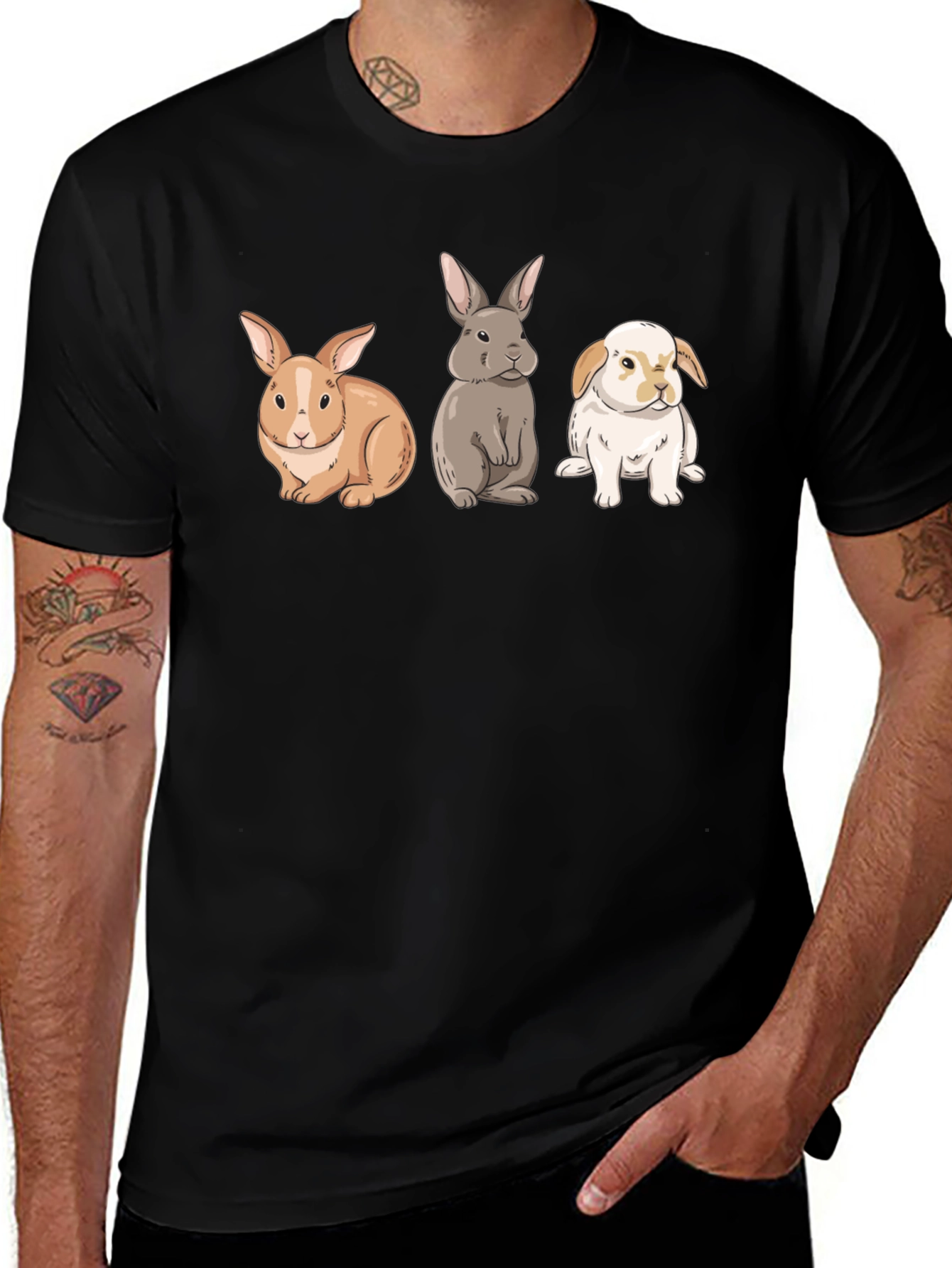 Cute Bunny Rabbit T-Shirt - Graphic Tee