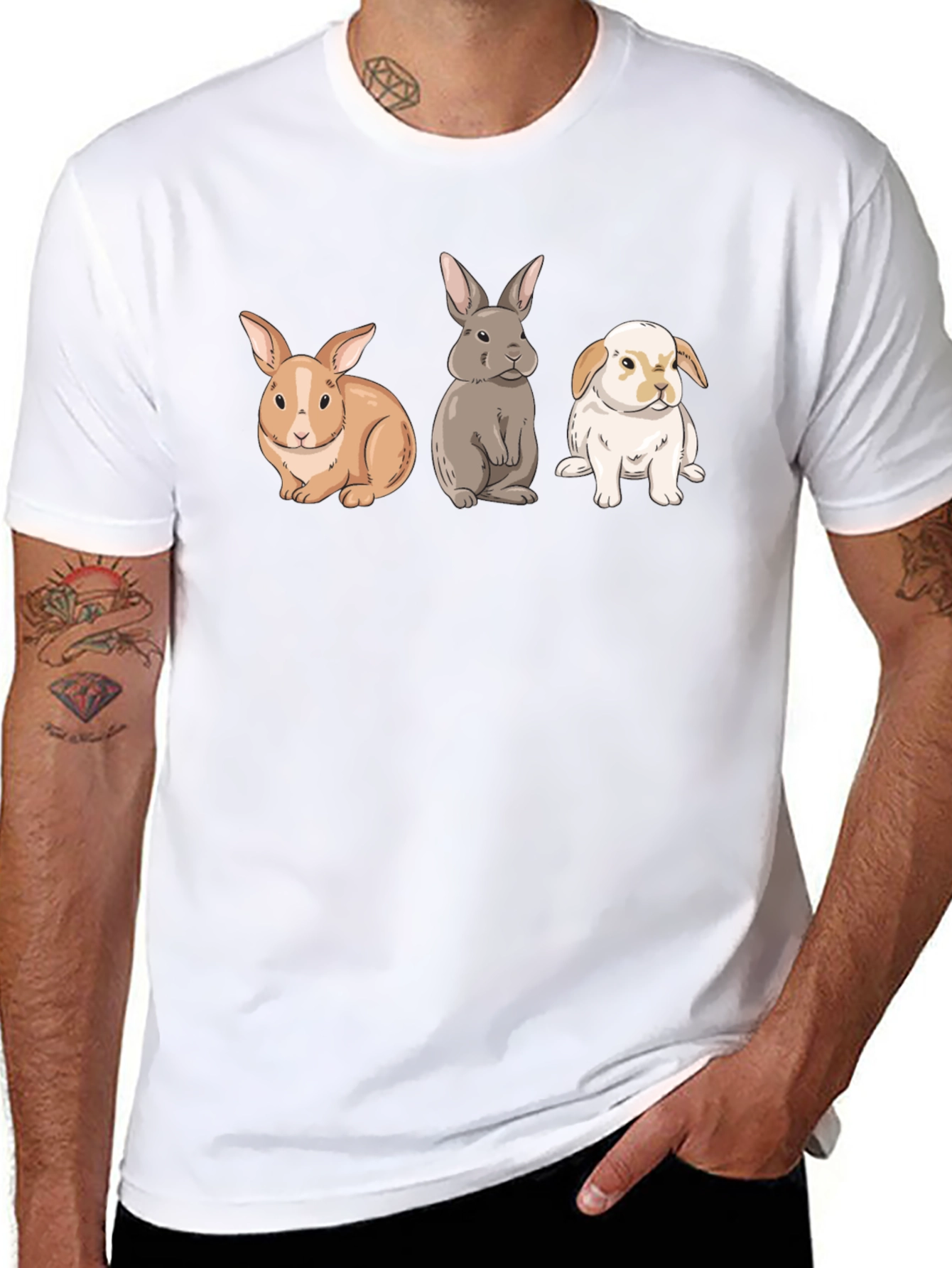 Cute Bunny Rabbit T-Shirt - Graphic Tee