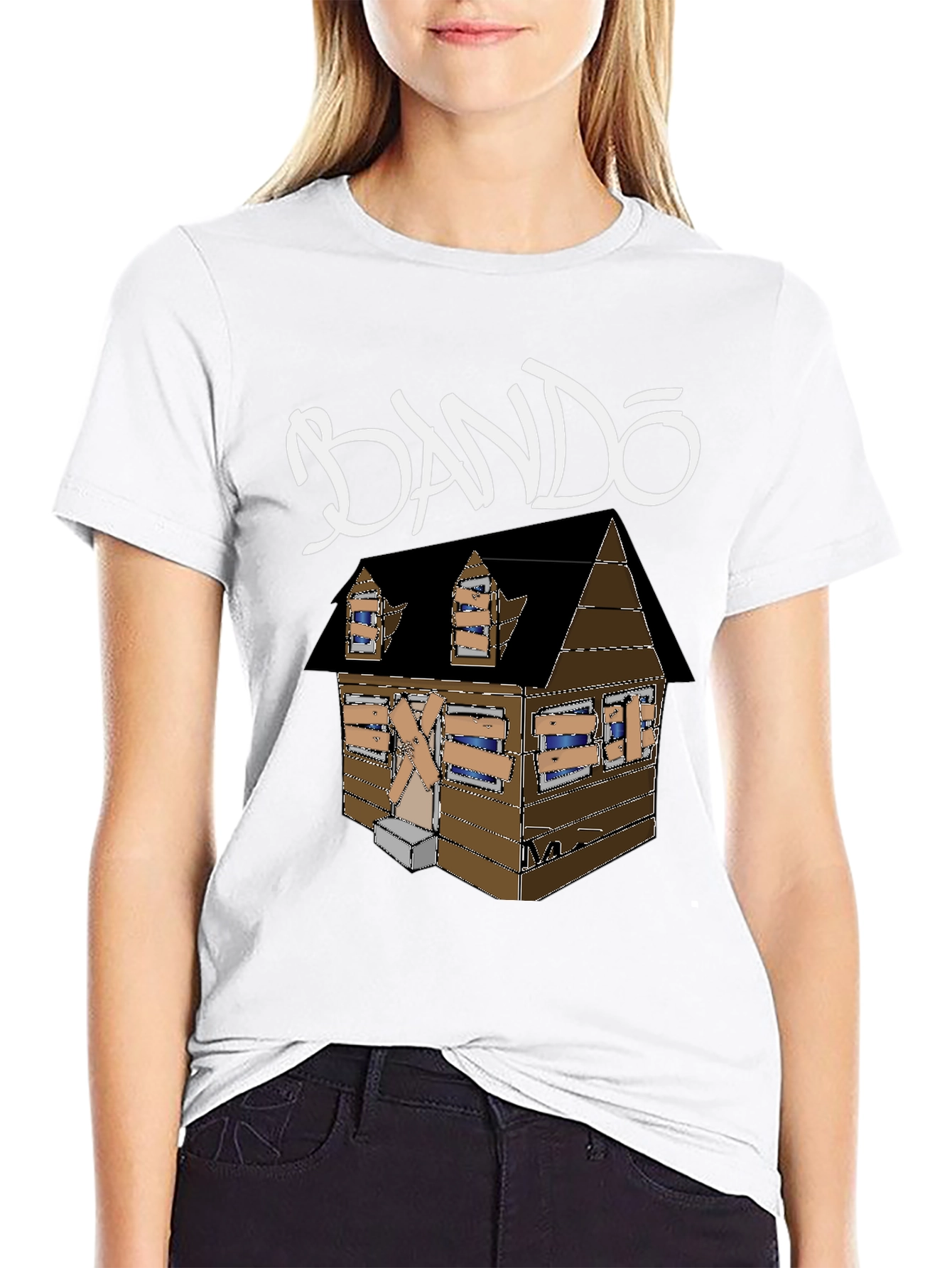 BANDO House Graphic Tee - Black