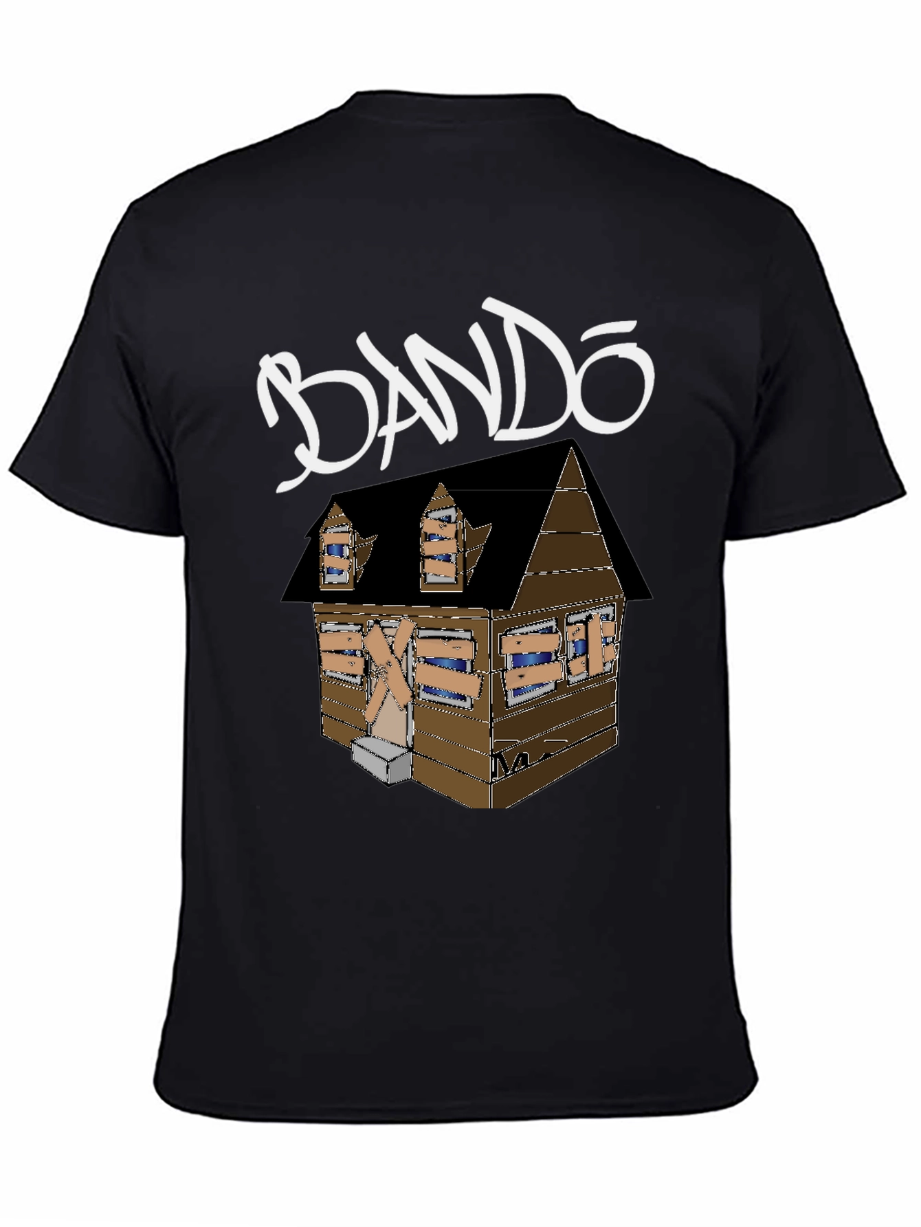 BANDO House Graphic Tee - Black