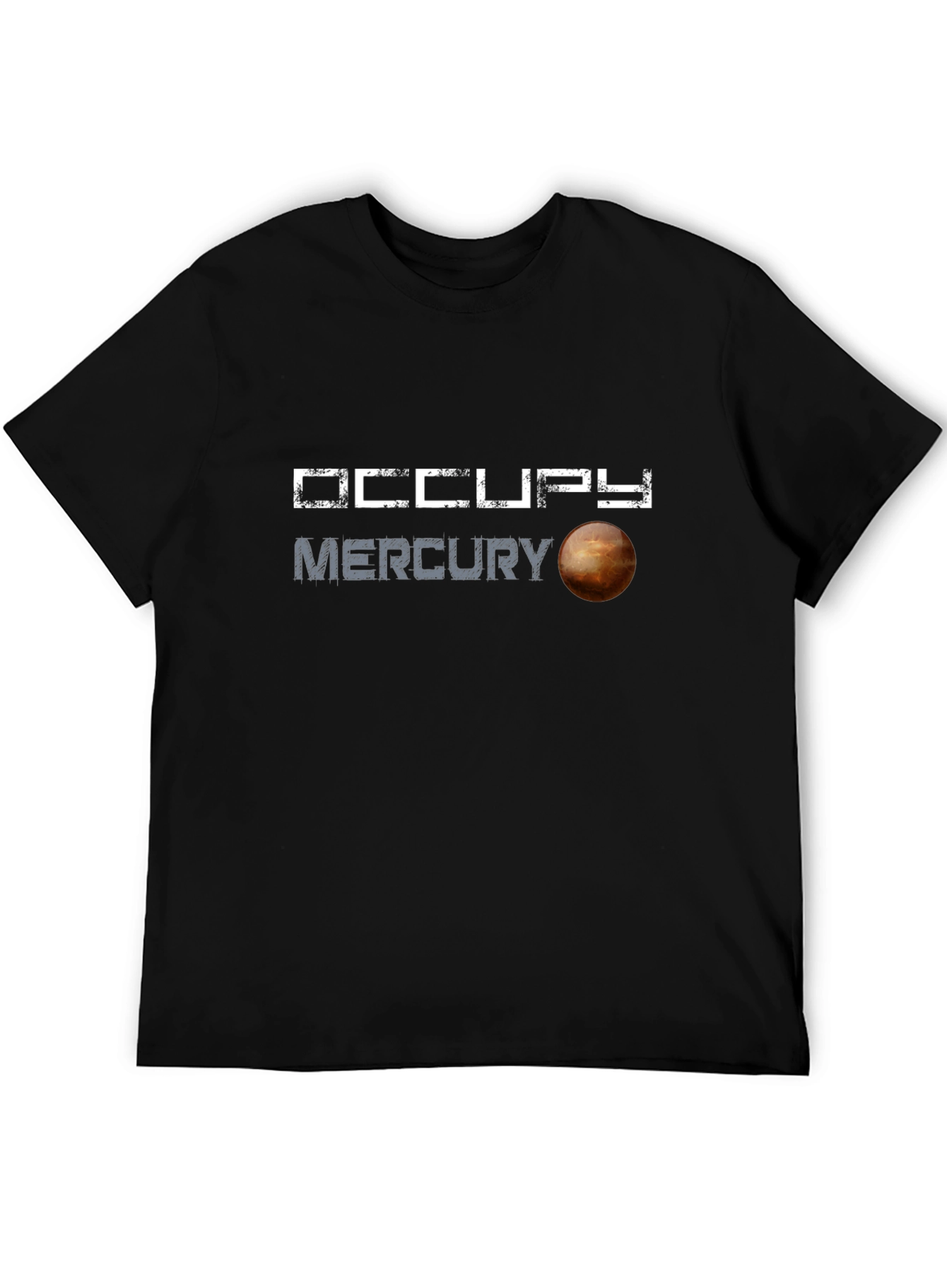 Occupy Mercury Graphic T-Shirt - Space Exploration Tee
