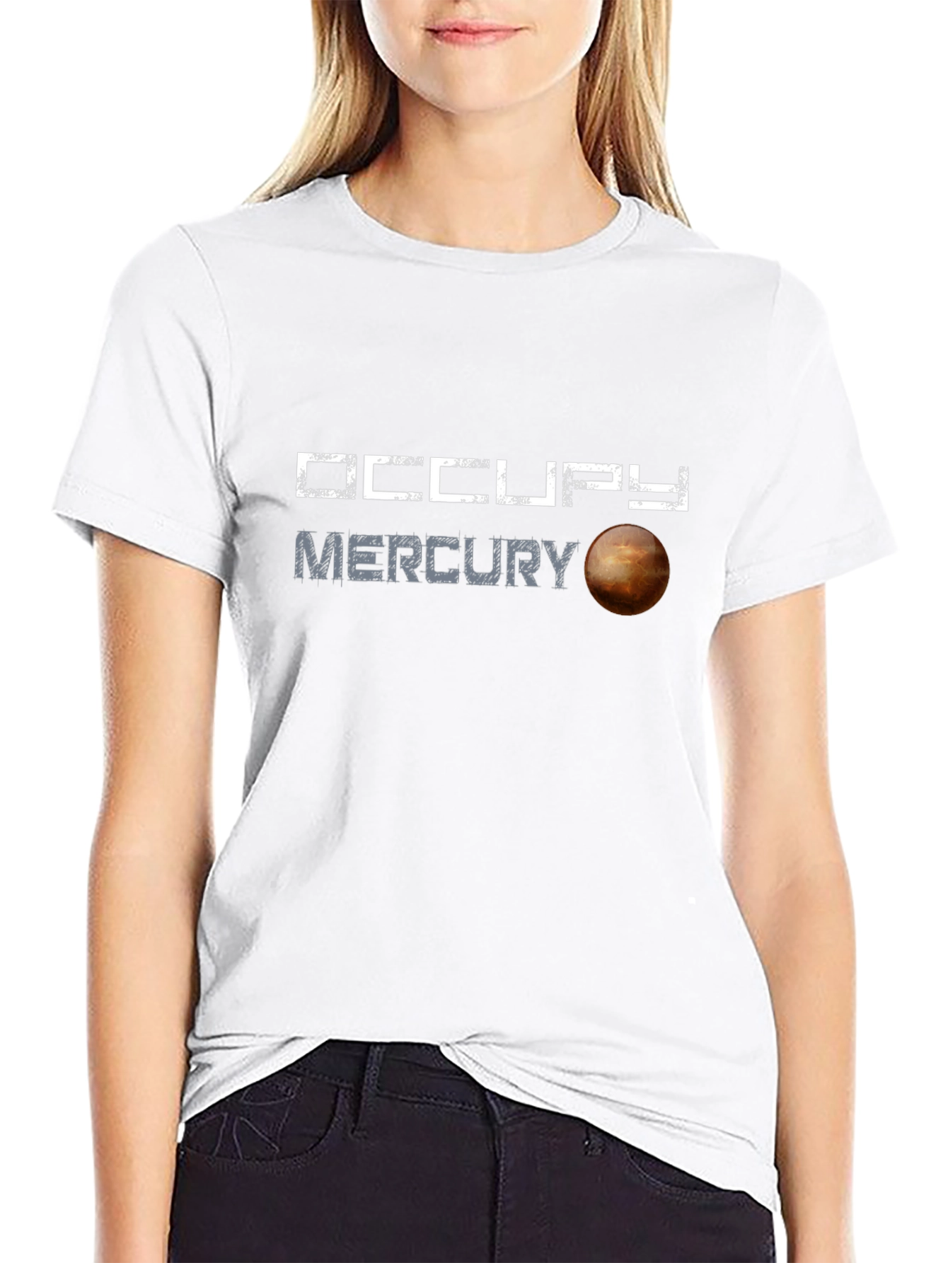 Occupy Mercury Graphic T-Shirt - Space Exploration Tee