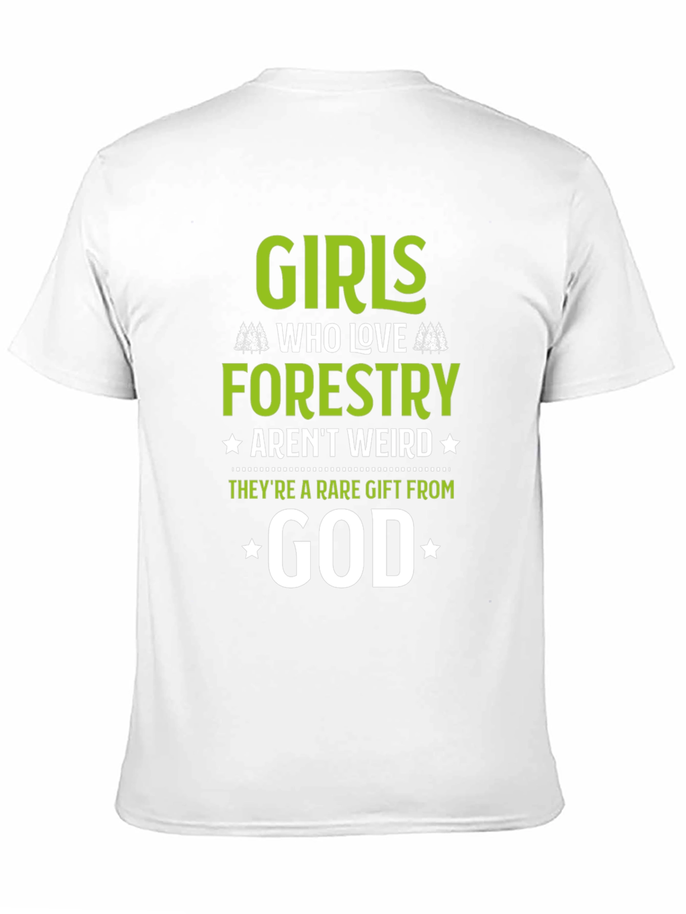 Girls Who Love Forestry Graphic T-Shirt