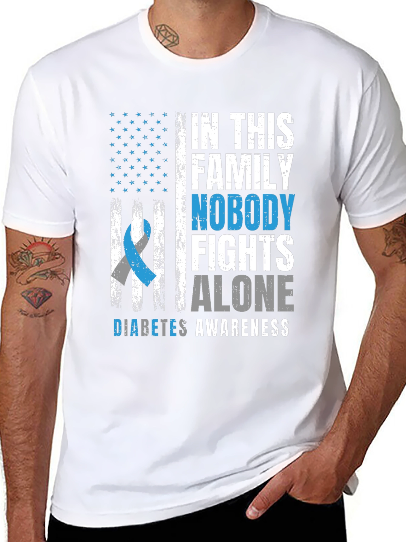 Diabetes Awareness Family T-Shirt