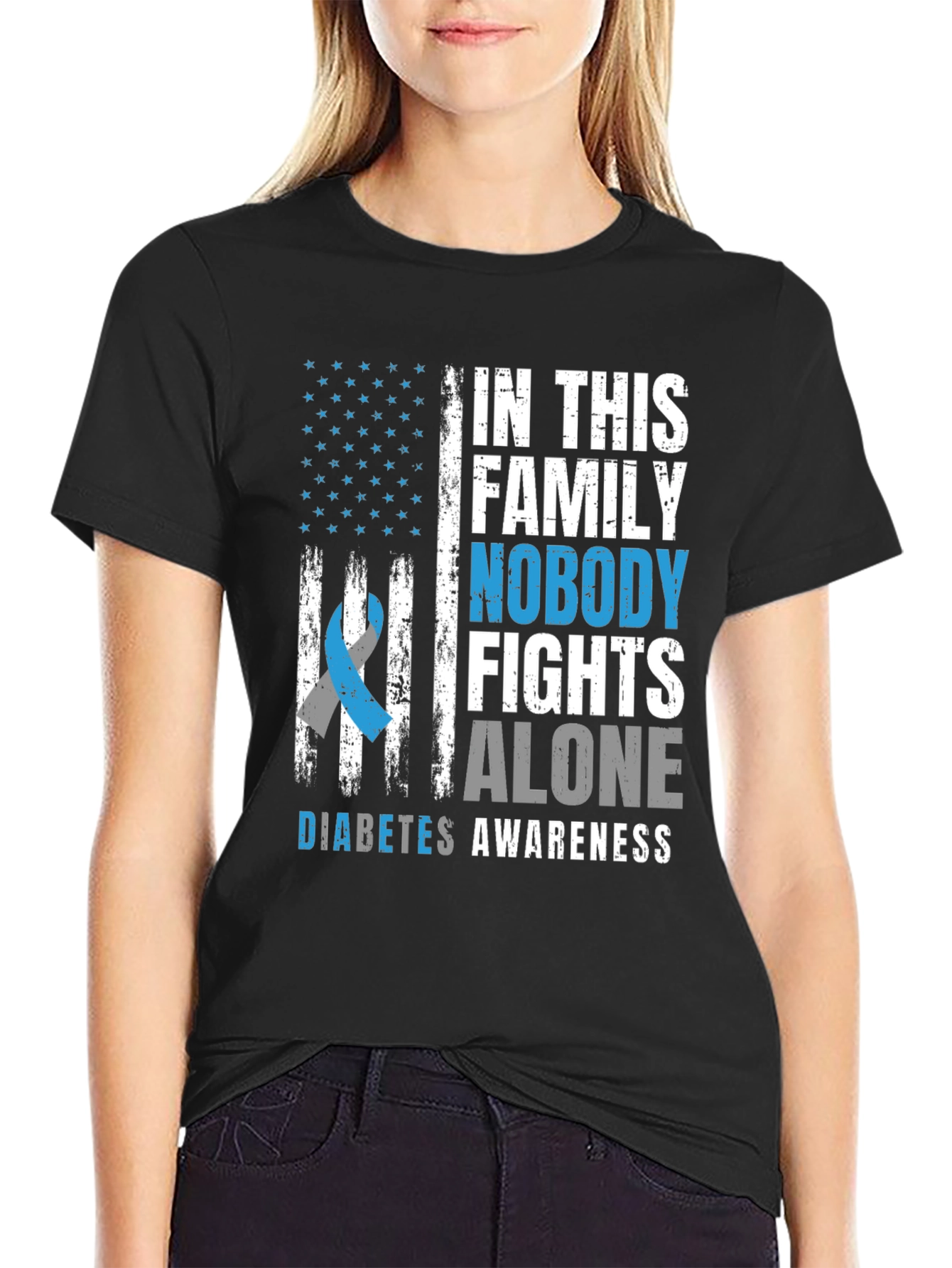 Diabetes Awareness Family T-Shirt