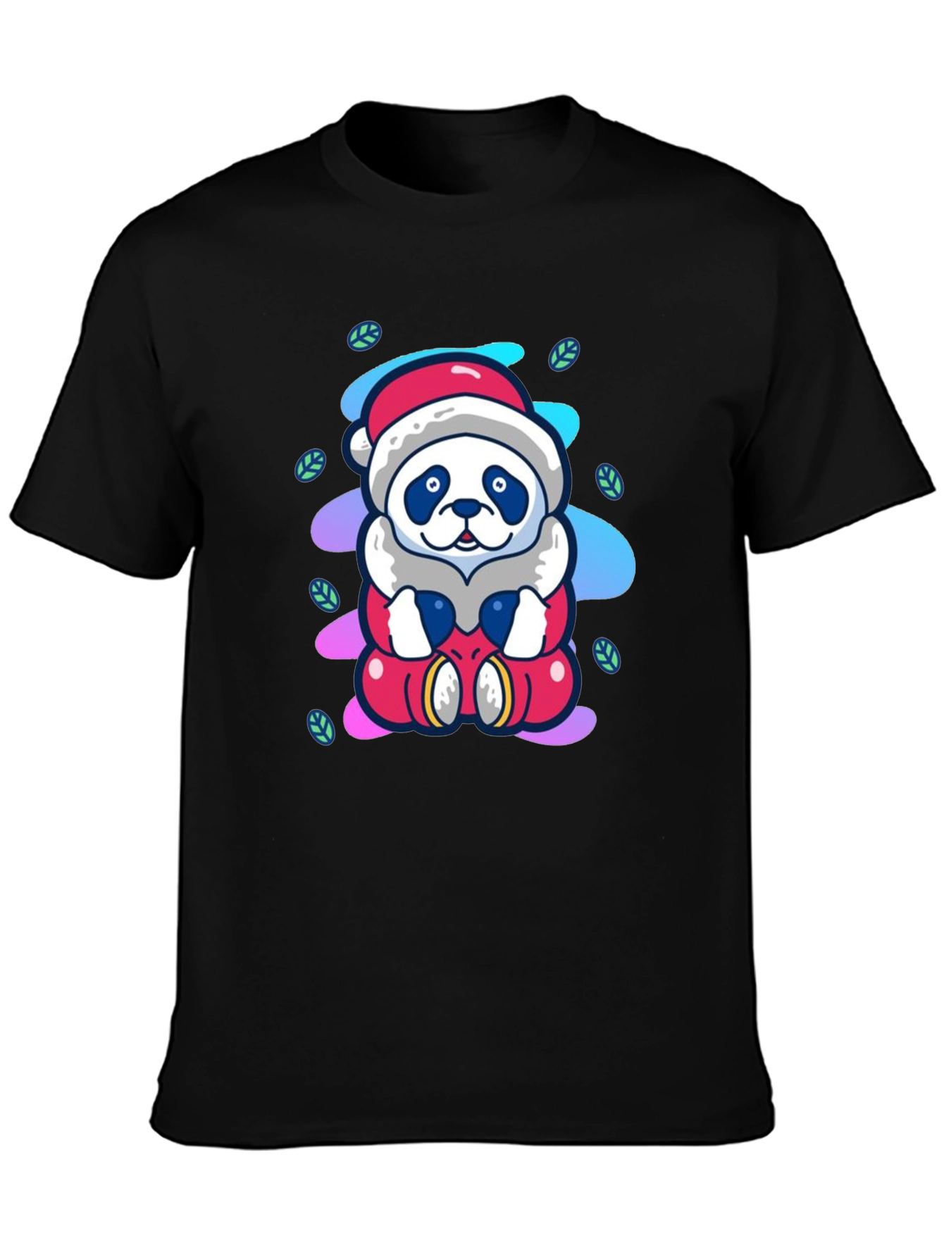 Santa Panda Tee - Holiday Cheer