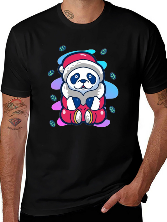 Santa Panda Tee - Holiday Cheer
