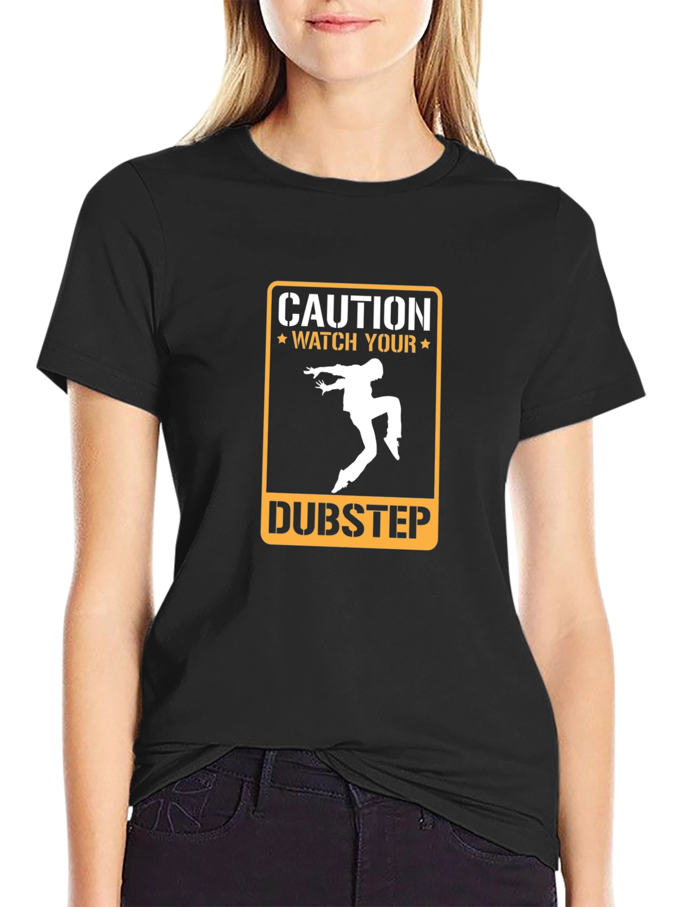 Caution Dubstep T-Shirt - Watch Your Step!