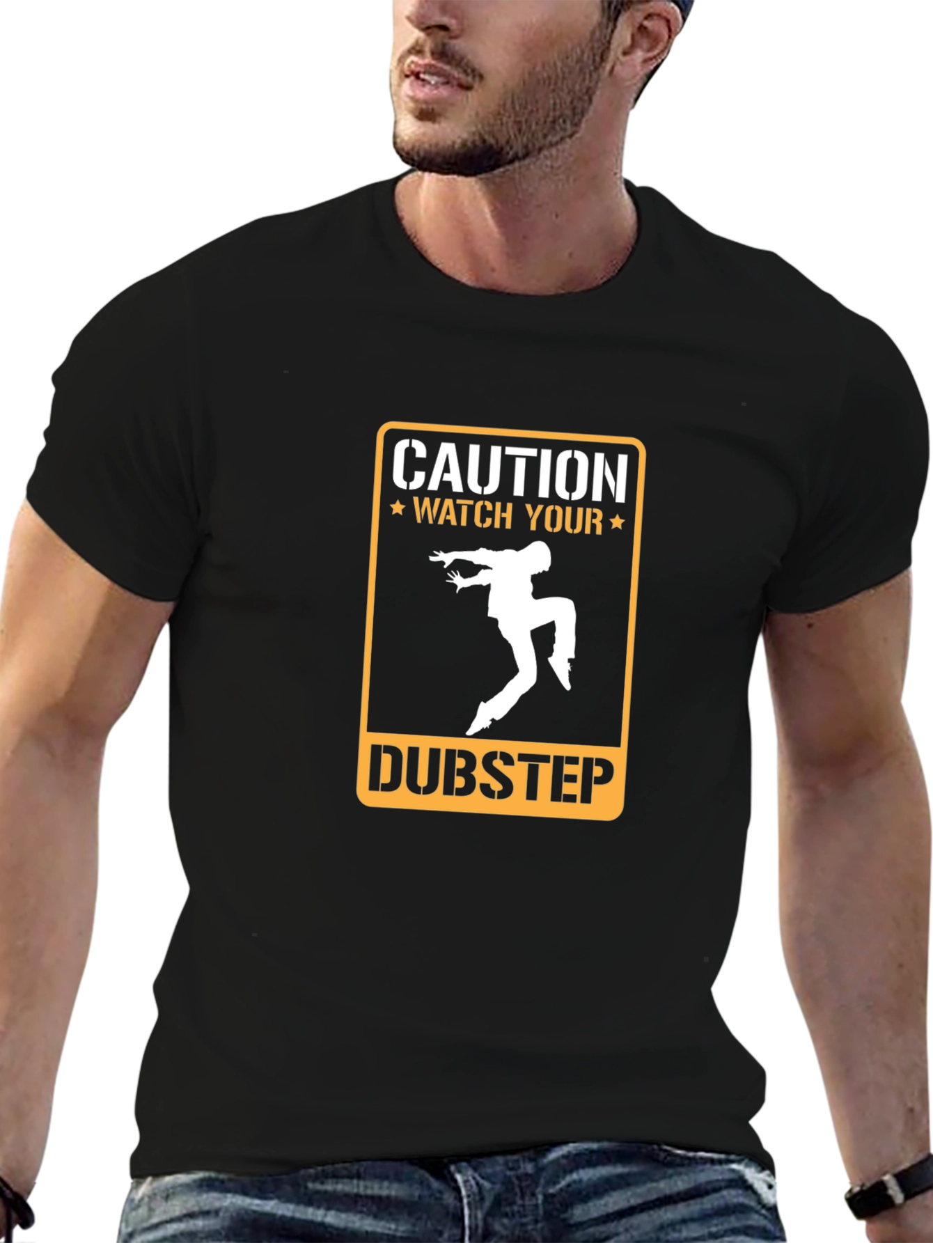 Caution Dubstep T-Shirt - Watch Your Step!