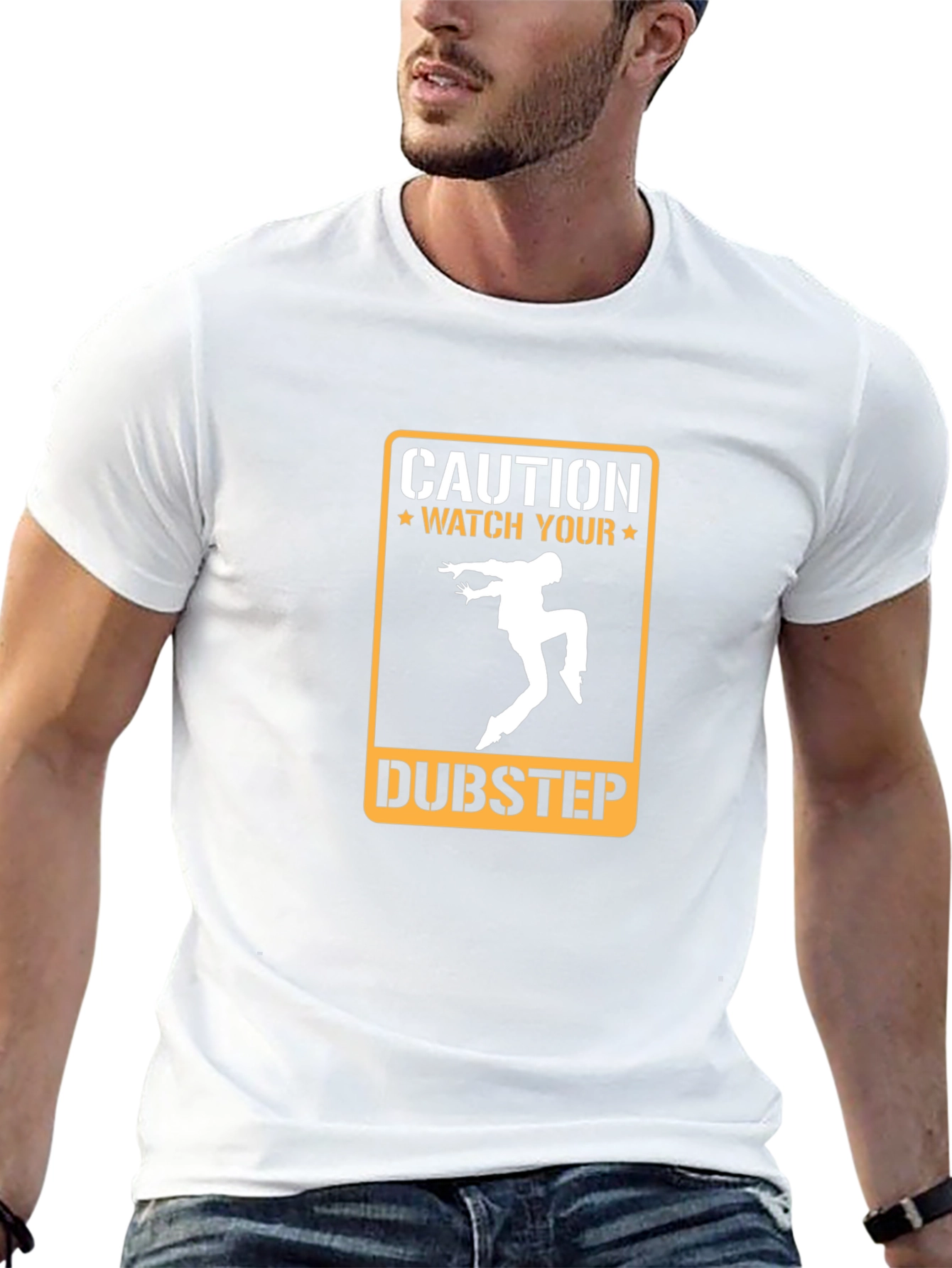 Caution Dubstep T-Shirt - Watch Your Step!