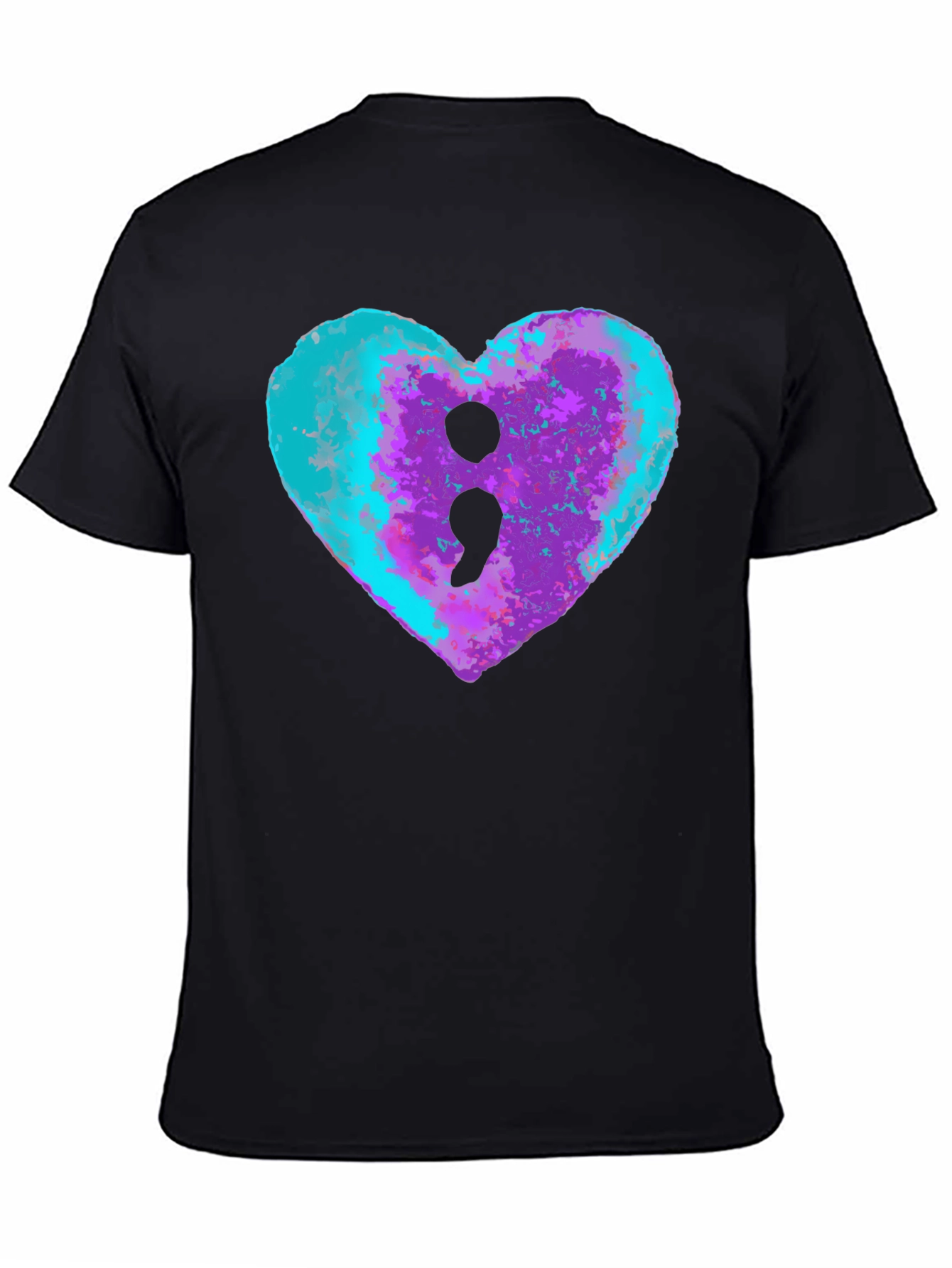 Semicolon Heart Tee - Mental Health Awareness Shirt