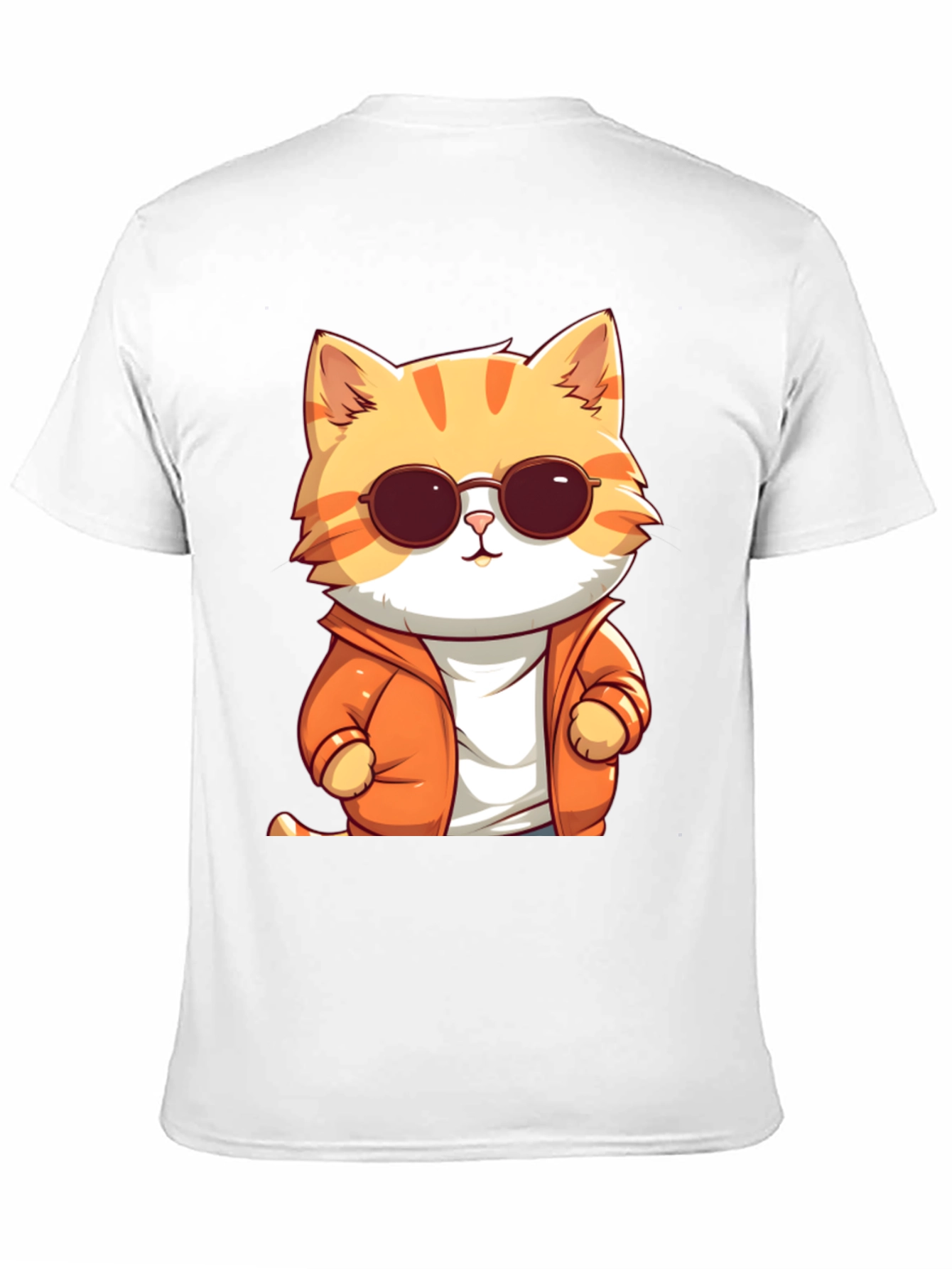 Cool Cat Graphic Tee - Black
