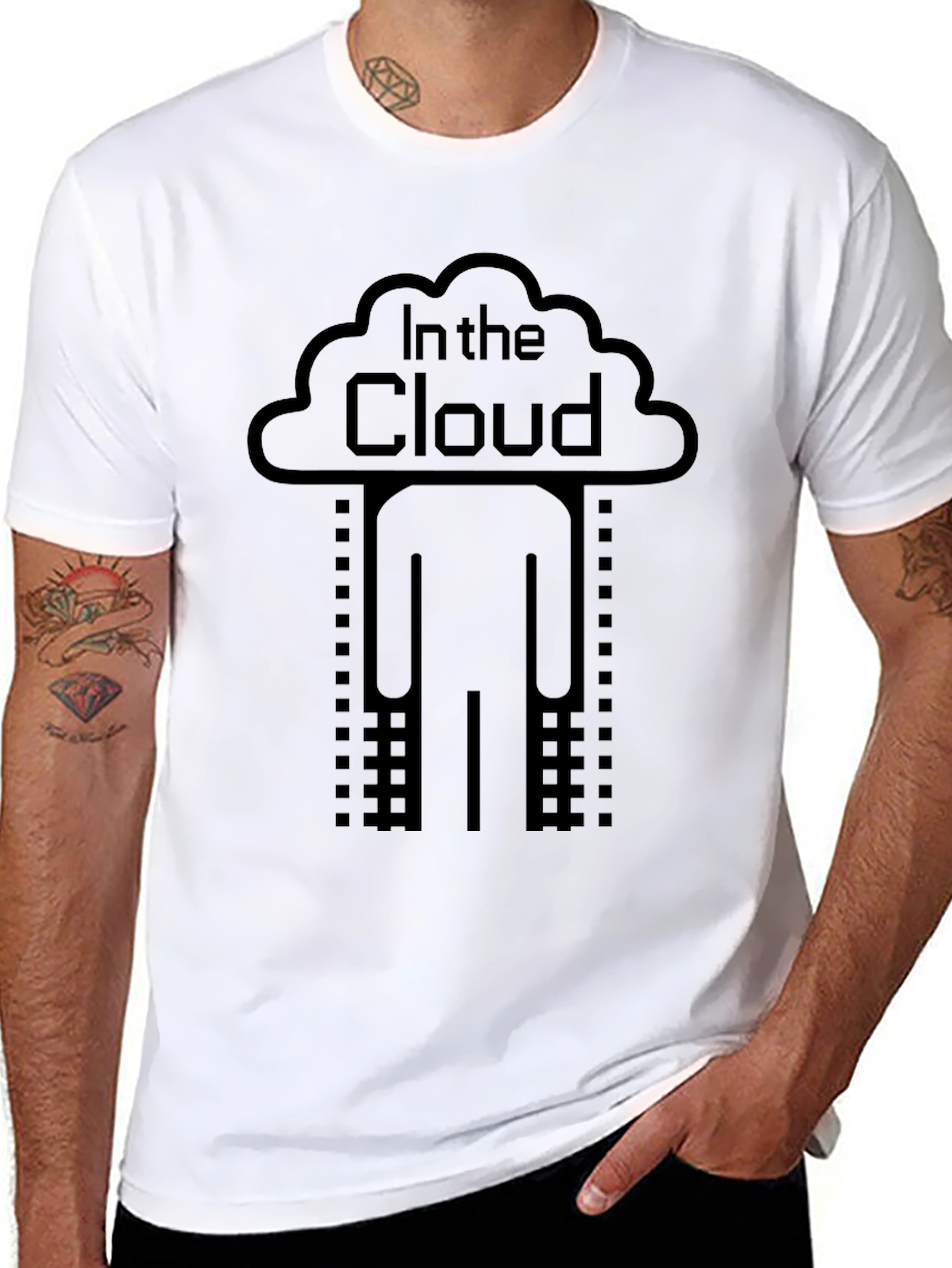 In The Cloud Graphic T-Shirt Menswear
