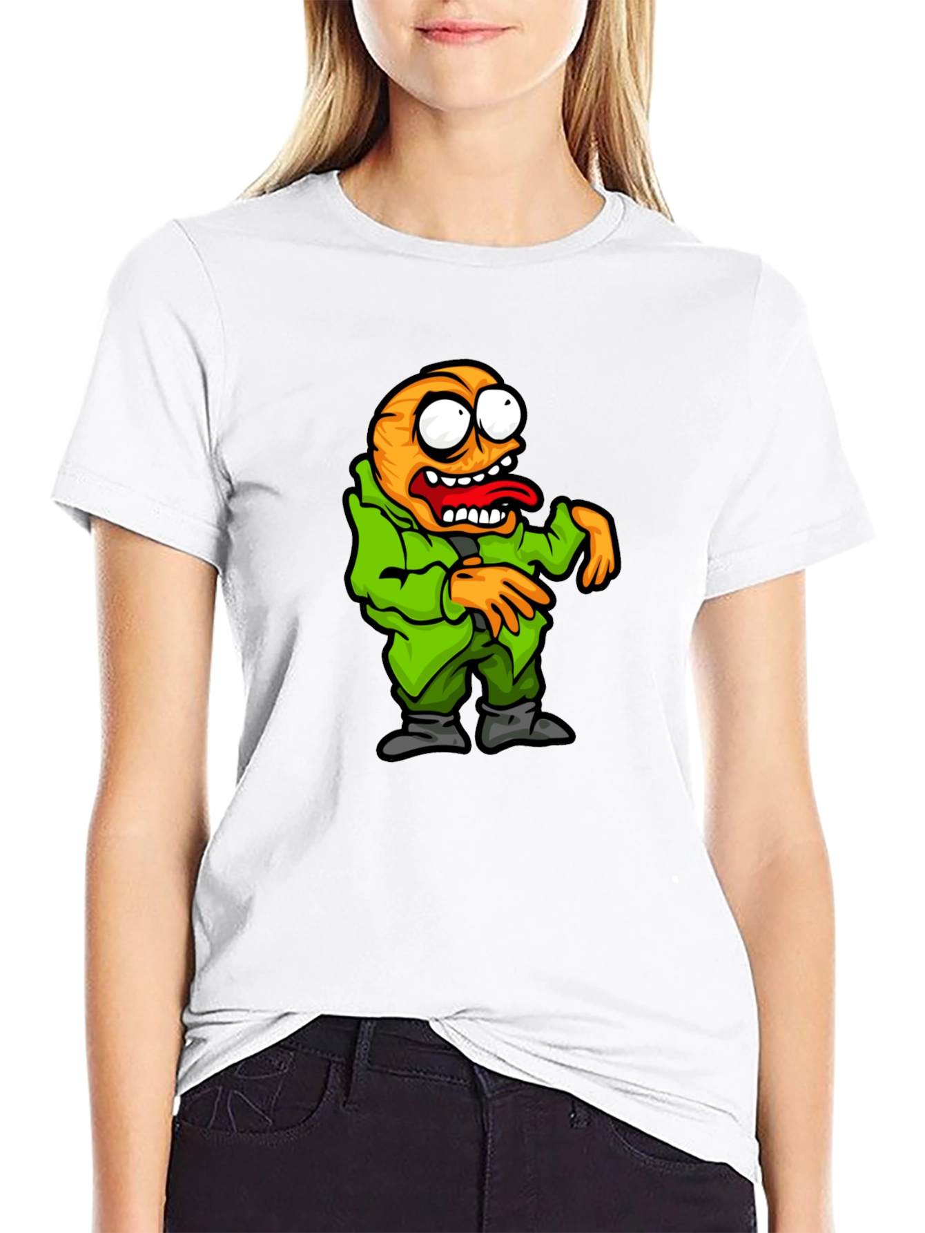 Cartoon Character Graphic T-Shirt