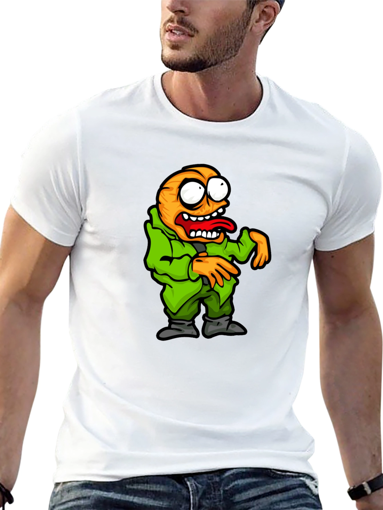Cartoon Character Graphic T-Shirt
