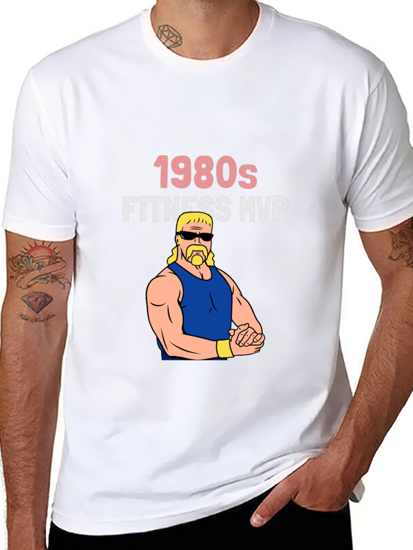 1980s Fitness MVP Graphic Tee