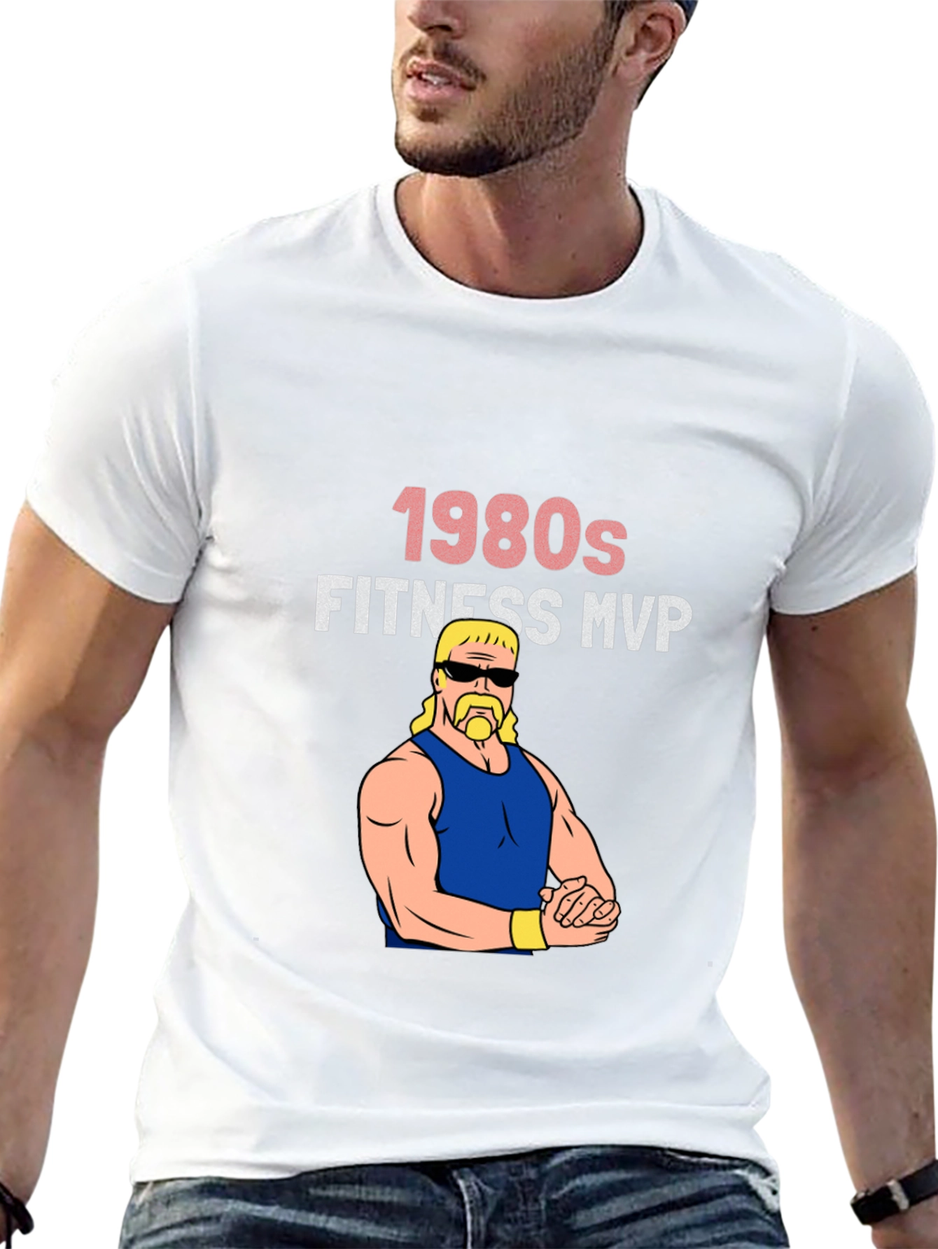 1980s Fitness MVP Graphic Tee