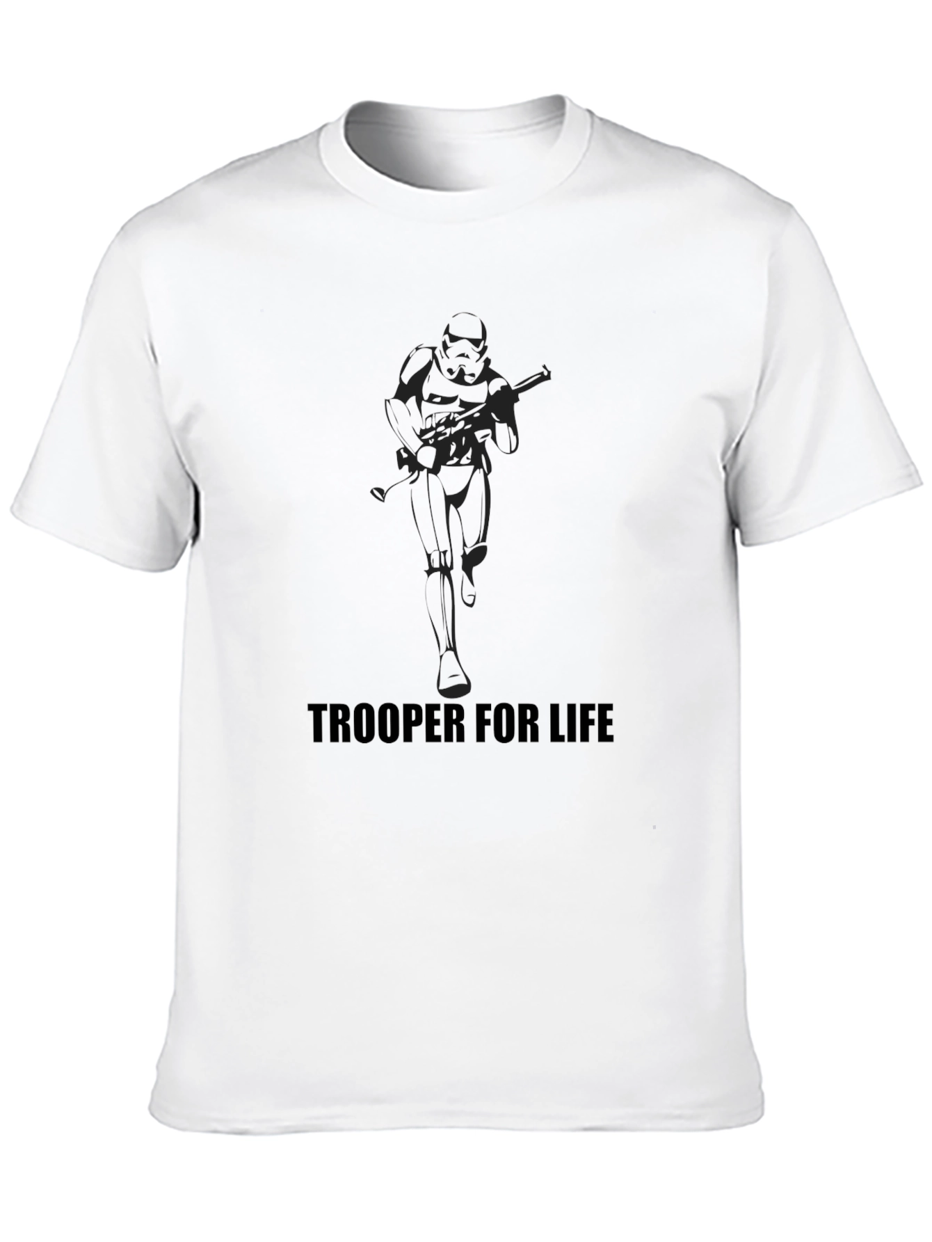Trooper for Life Black Graphic T-Shirt
