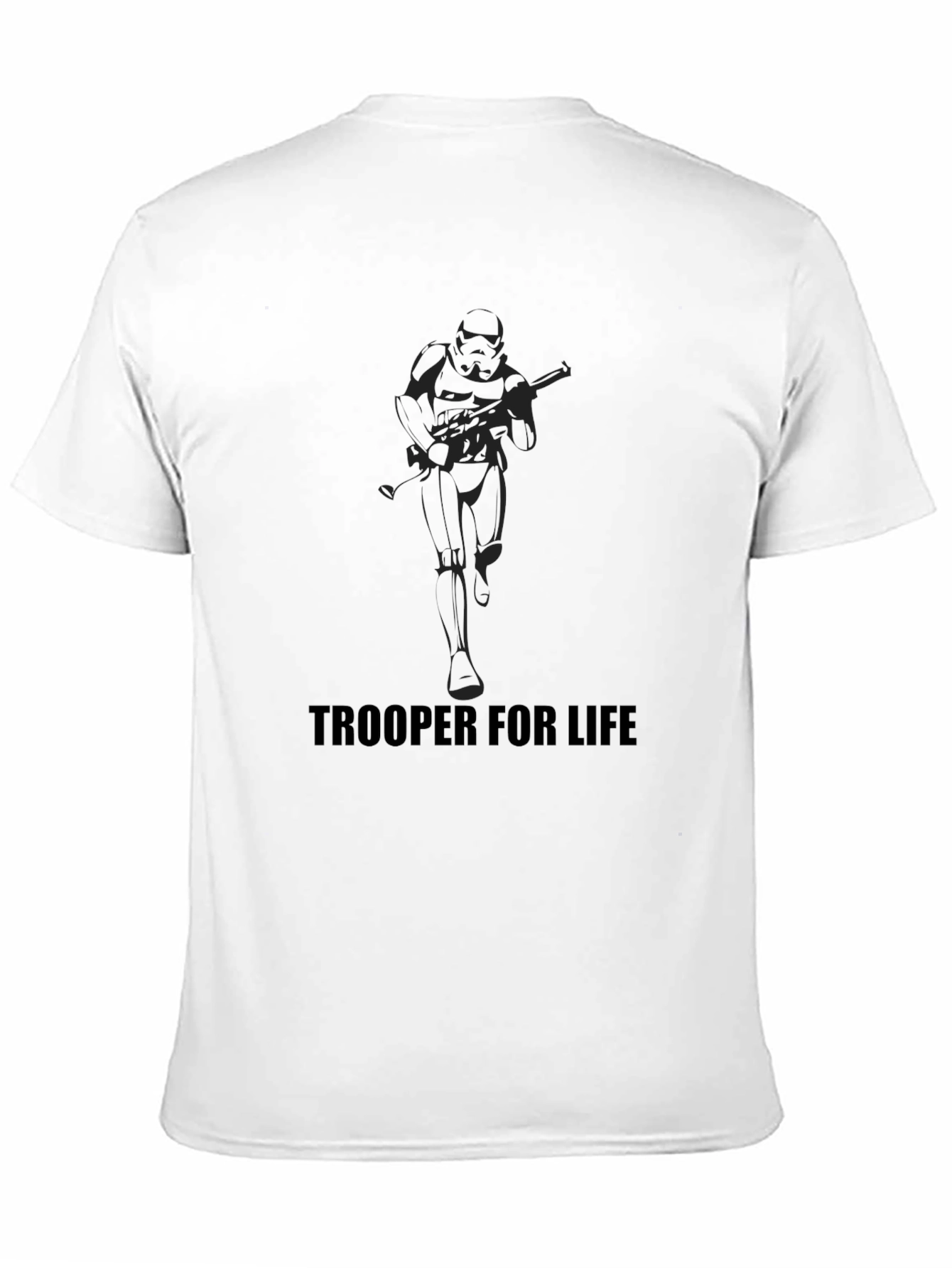 Trooper for Life Black Graphic T-Shirt